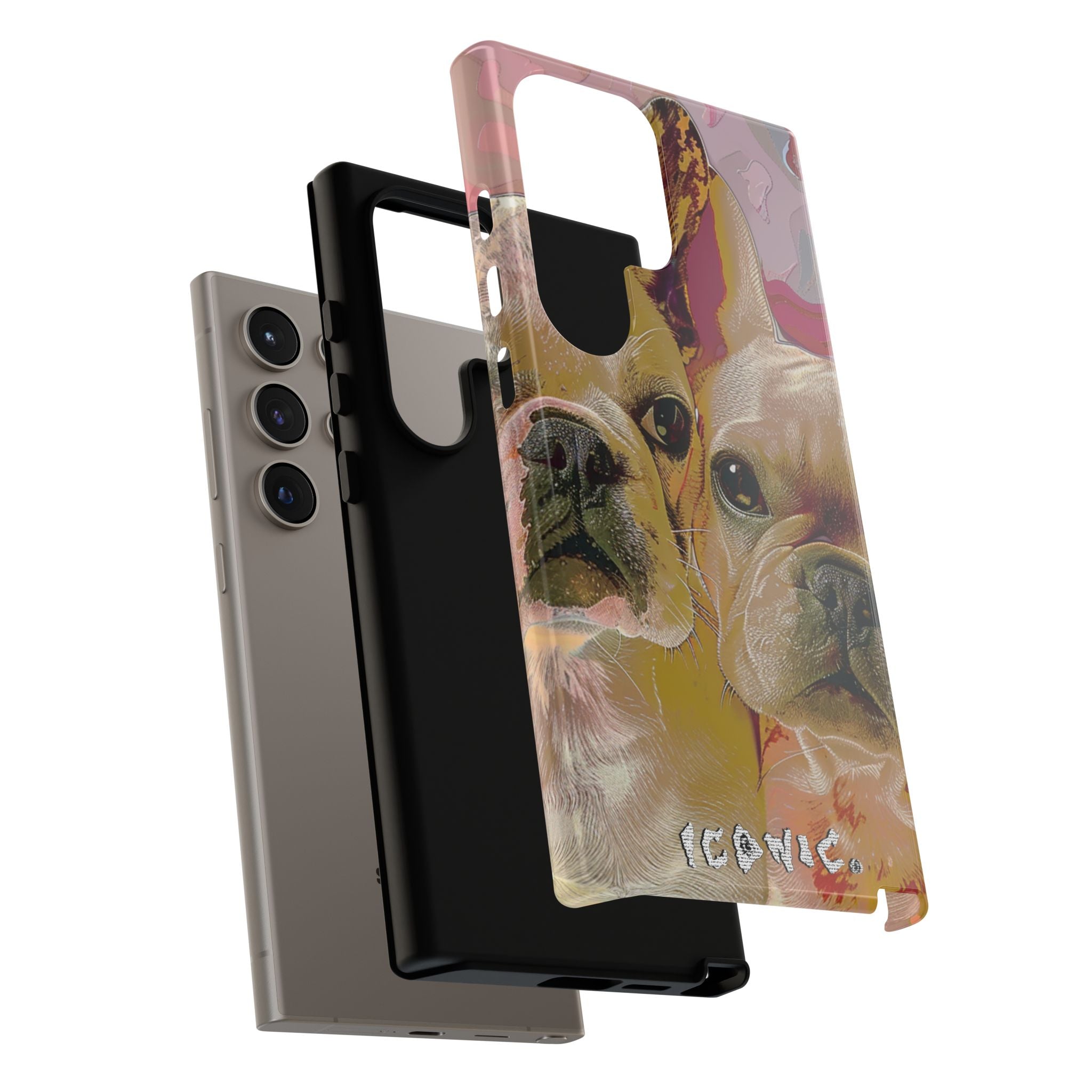 Pink Frenchie Tough Cases