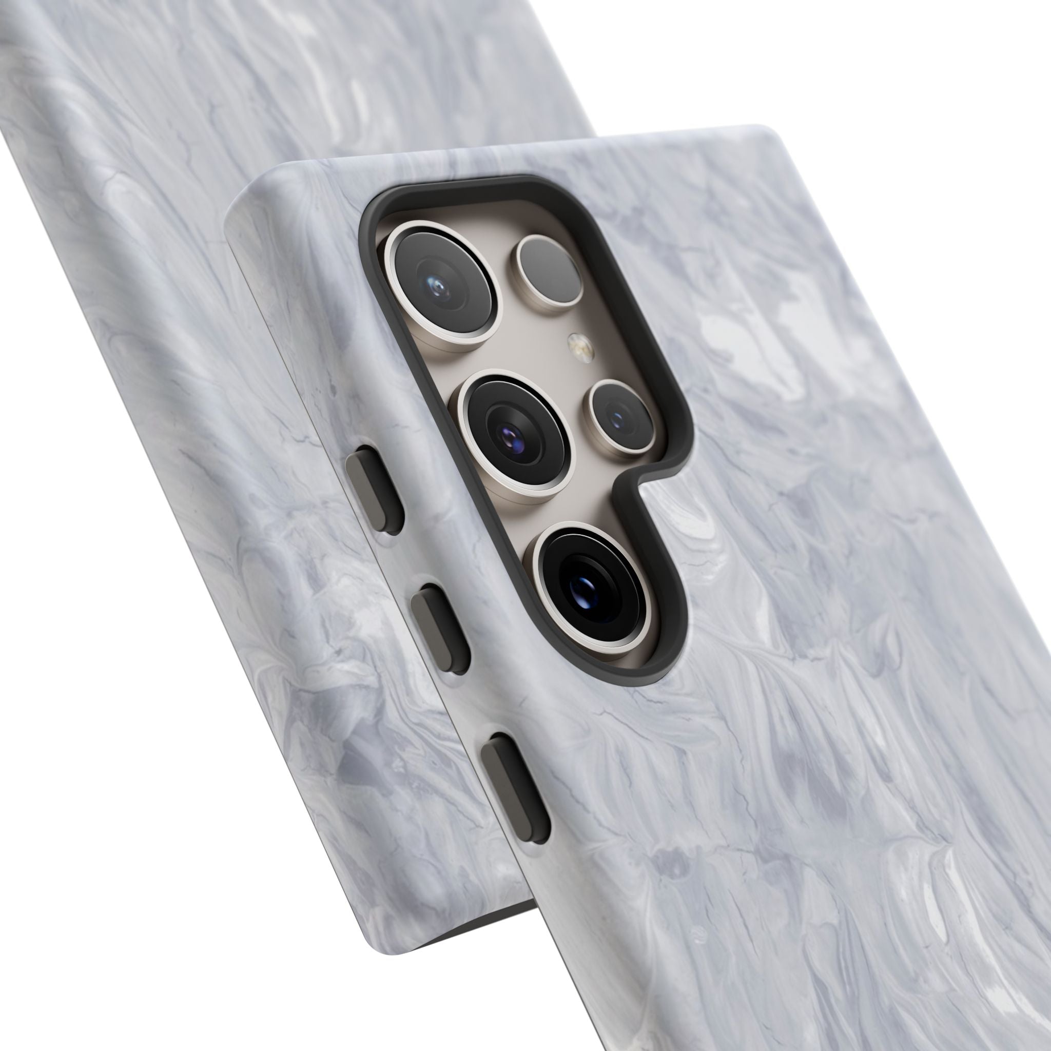 Silver Marble Tough Cases