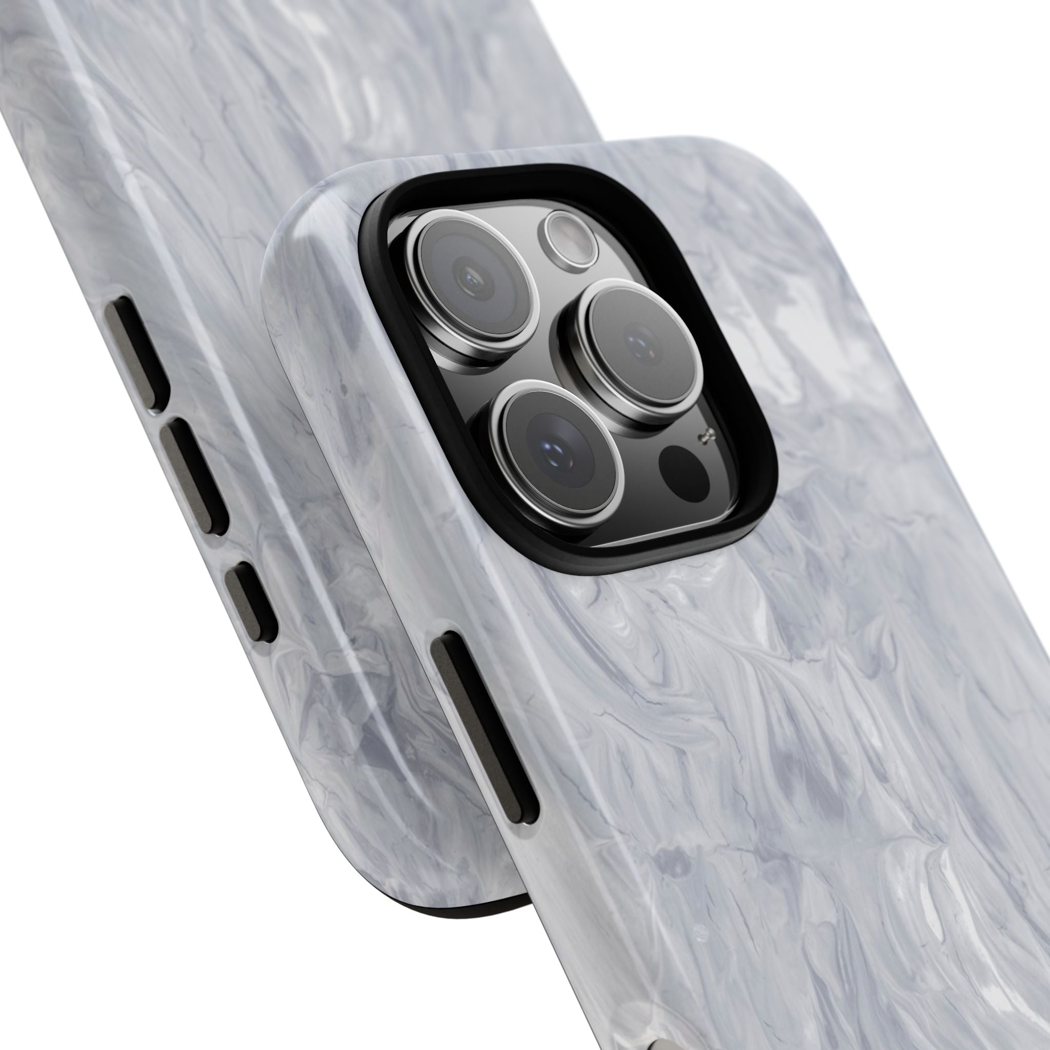 Silver Marble Tough Cases