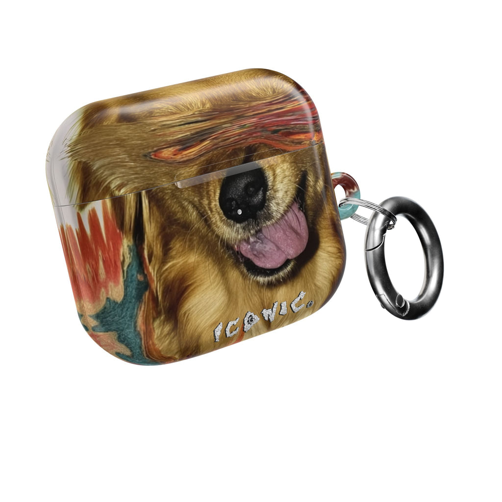 Iconic Animals Golden Retriever AirPods Case
