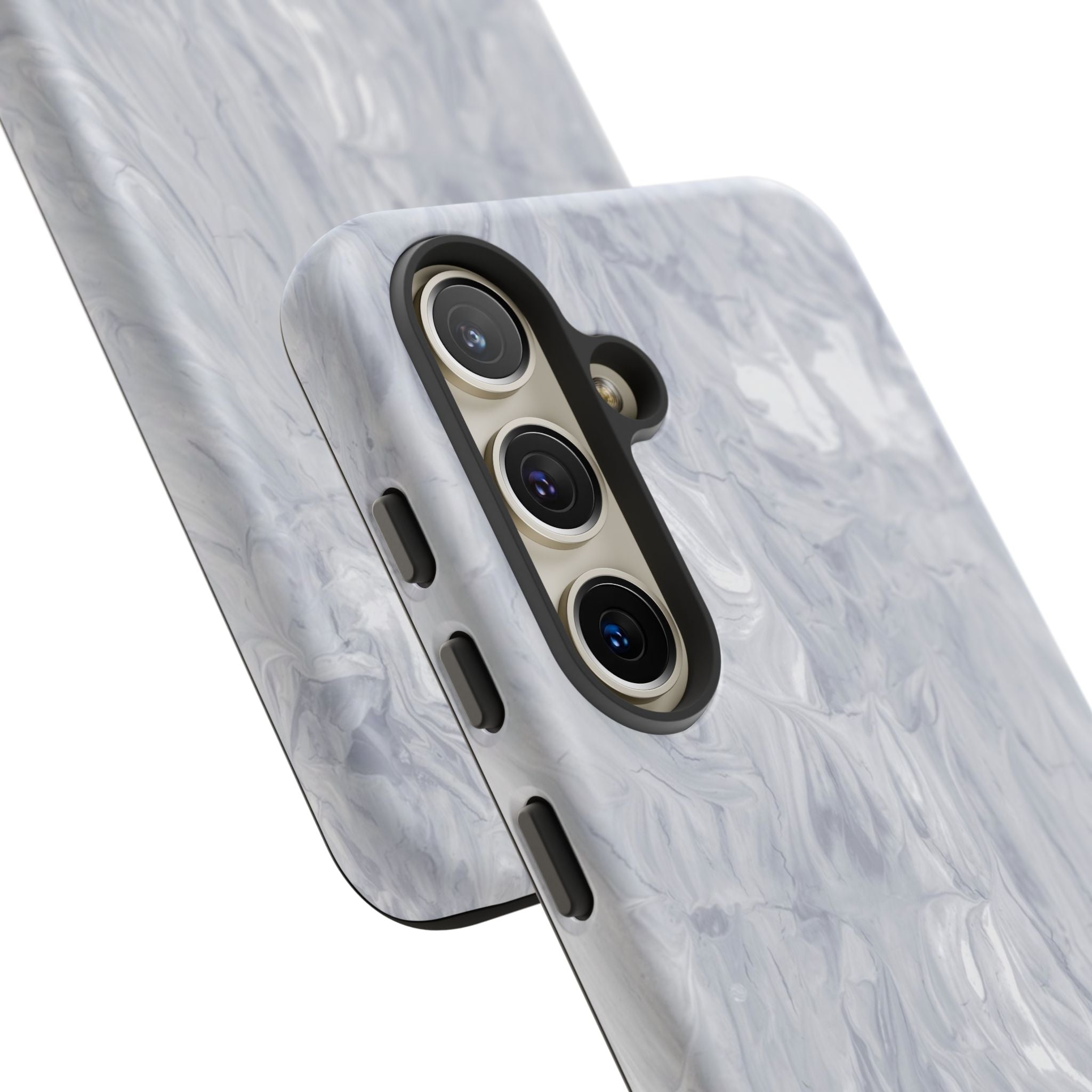 Silver Marble Tough Cases