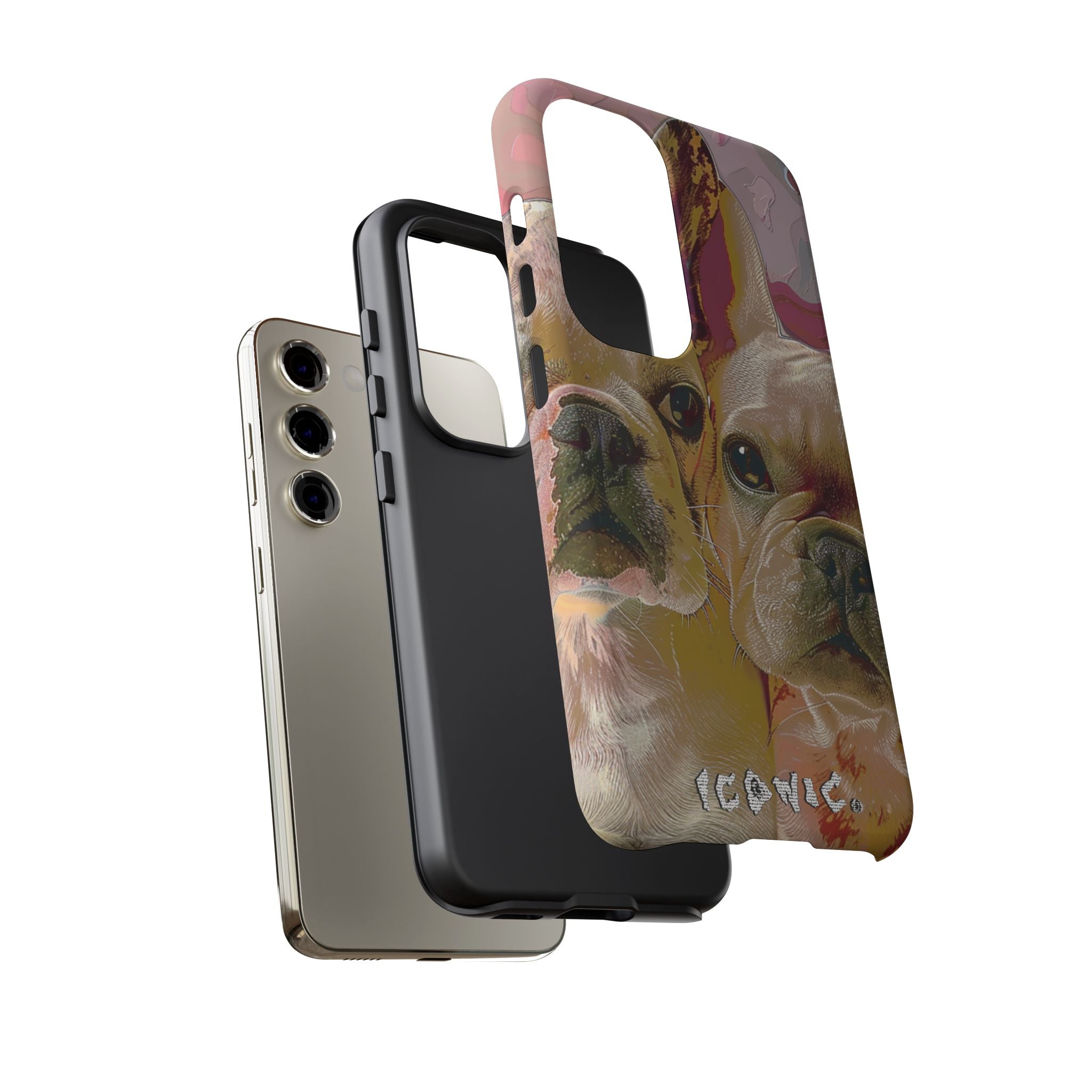 Pink Frenchie Tough Cases
