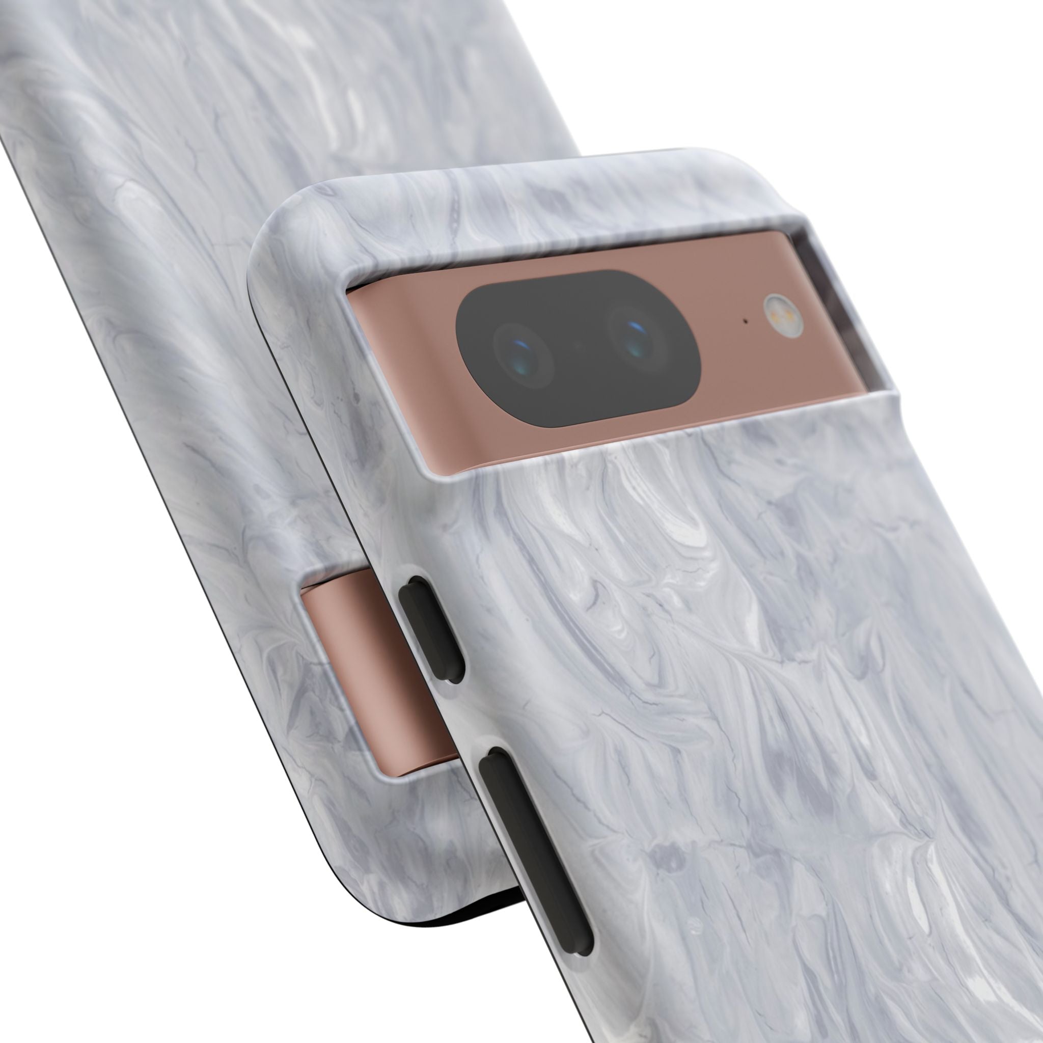 Silver Marble Tough Cases