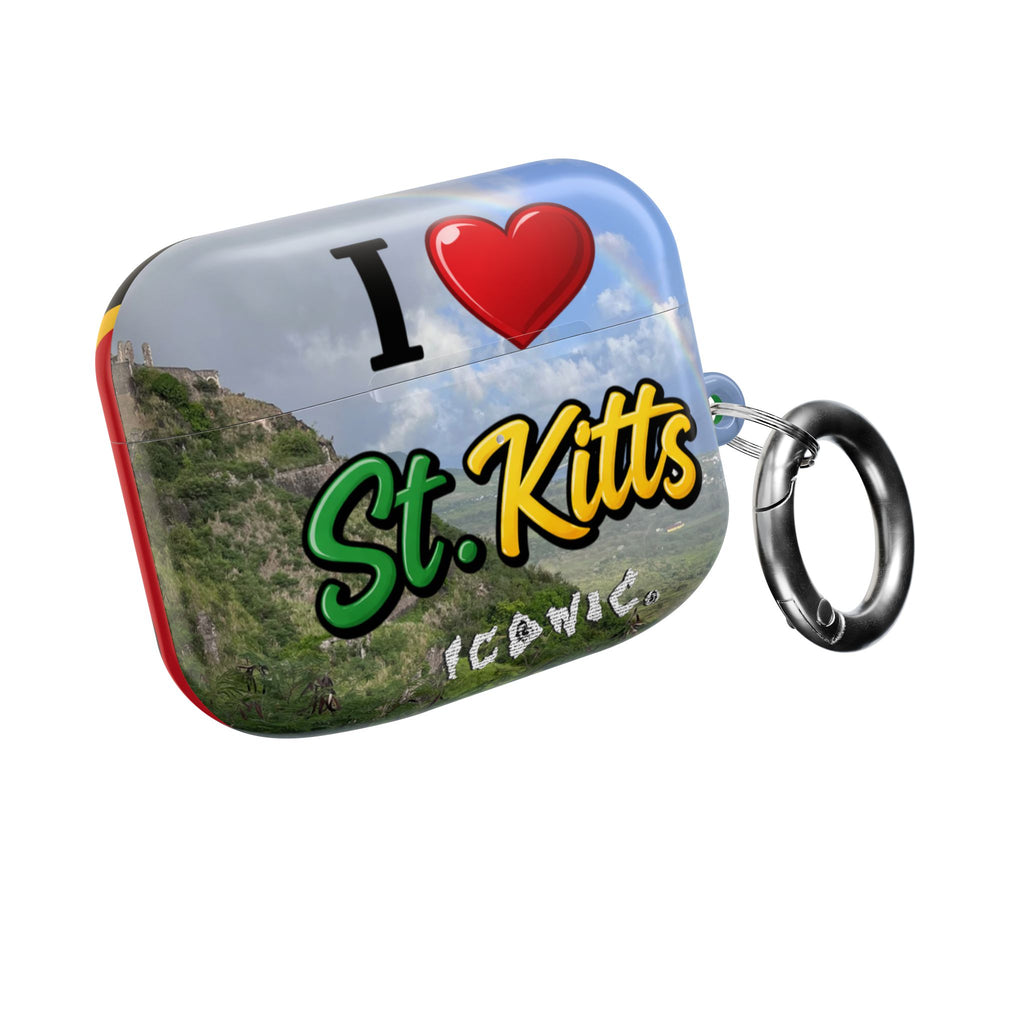 Iconic I Heart St. Kitts AirPods Case