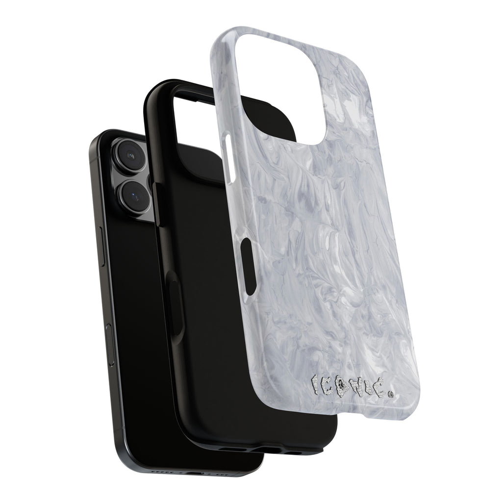 Silver Marble Tough Cases