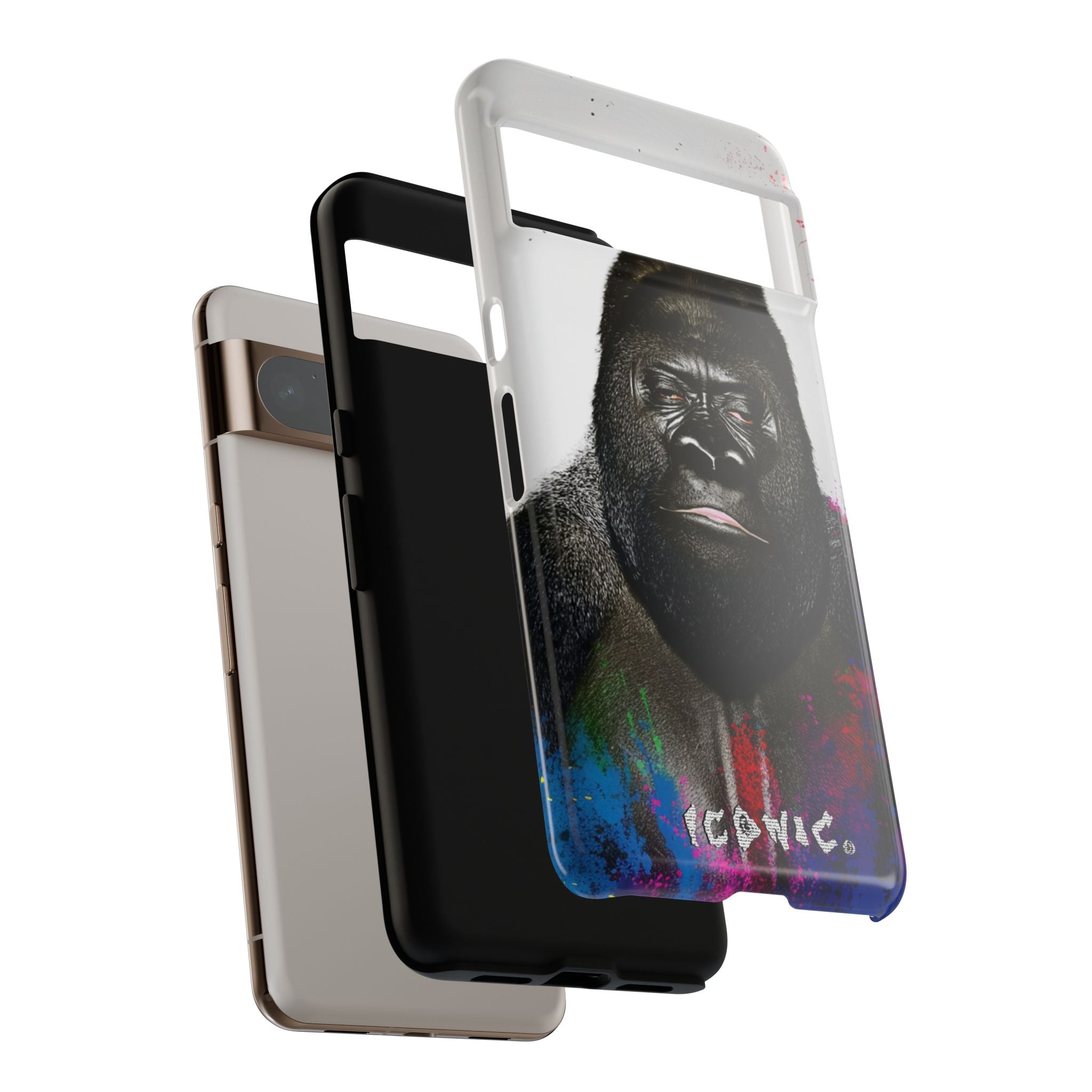 Iconic Animals Silver Back Tough Cases