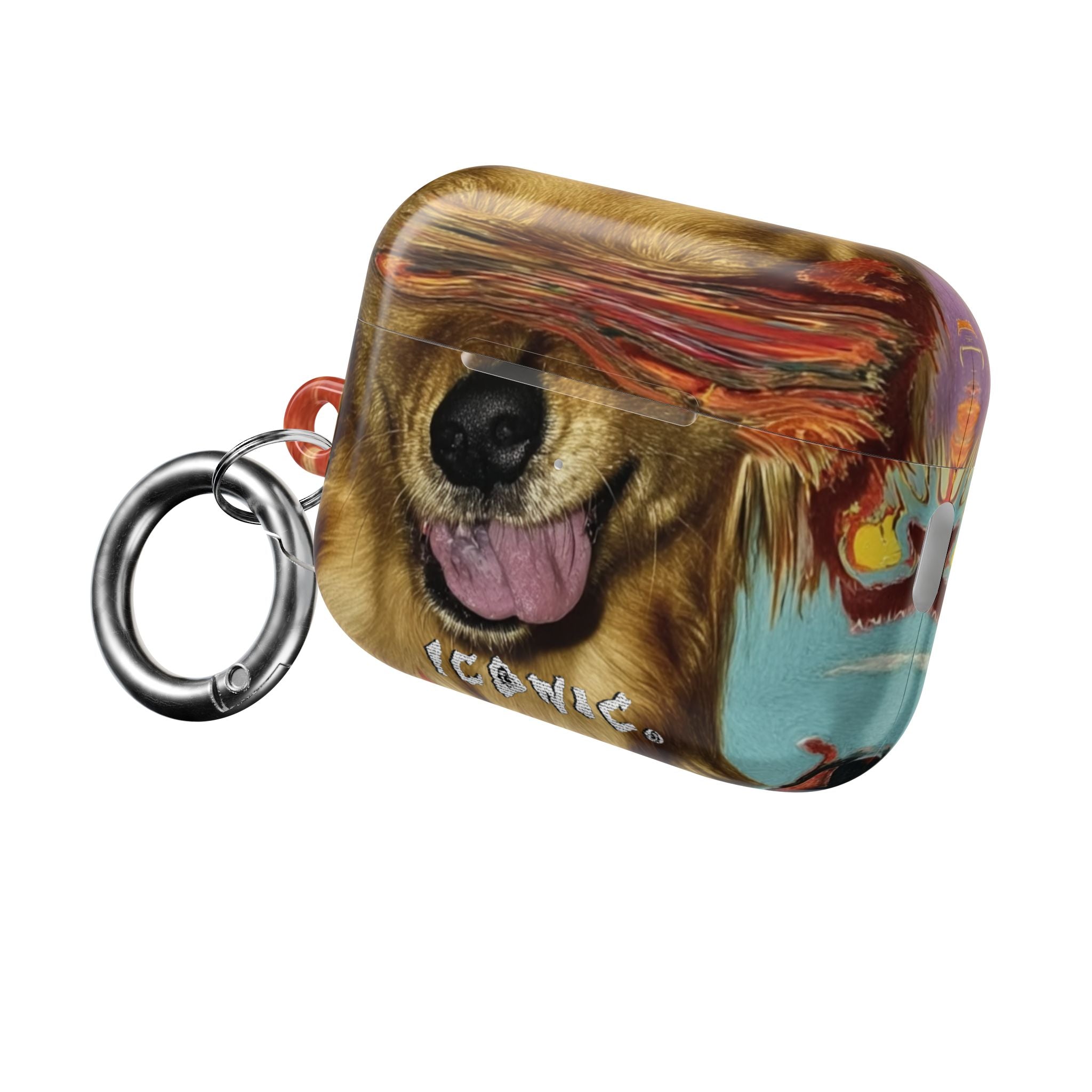 Iconic Animals Golden Retriever AirPods Case