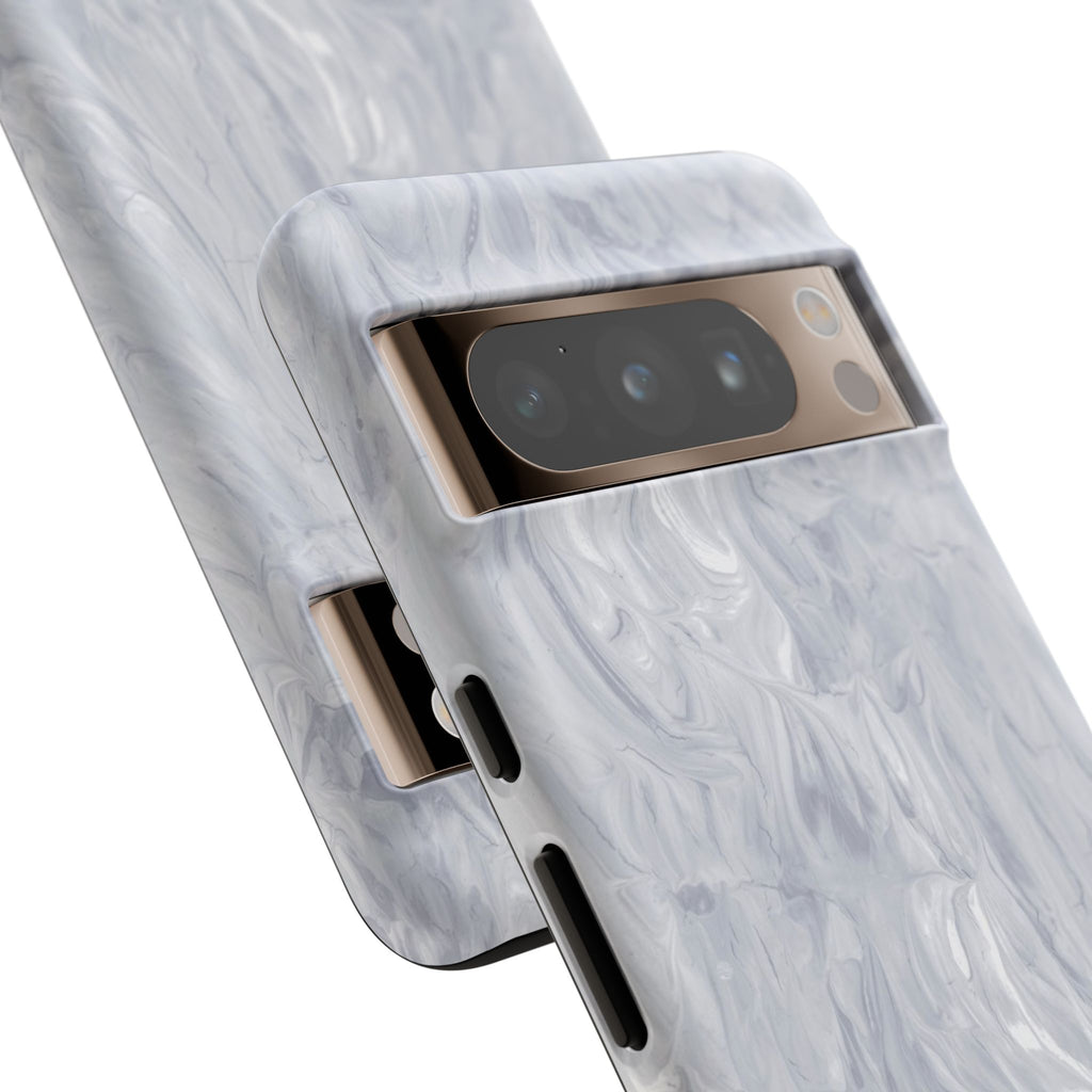 Silver Marble Tough Cases