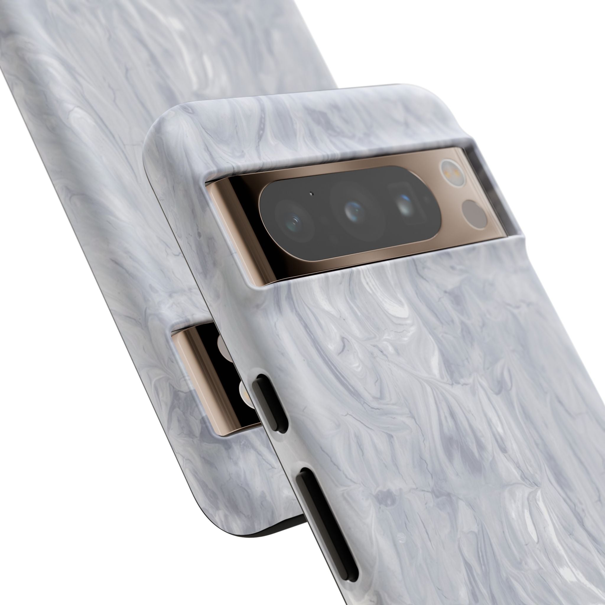 Silver Marble Tough Cases