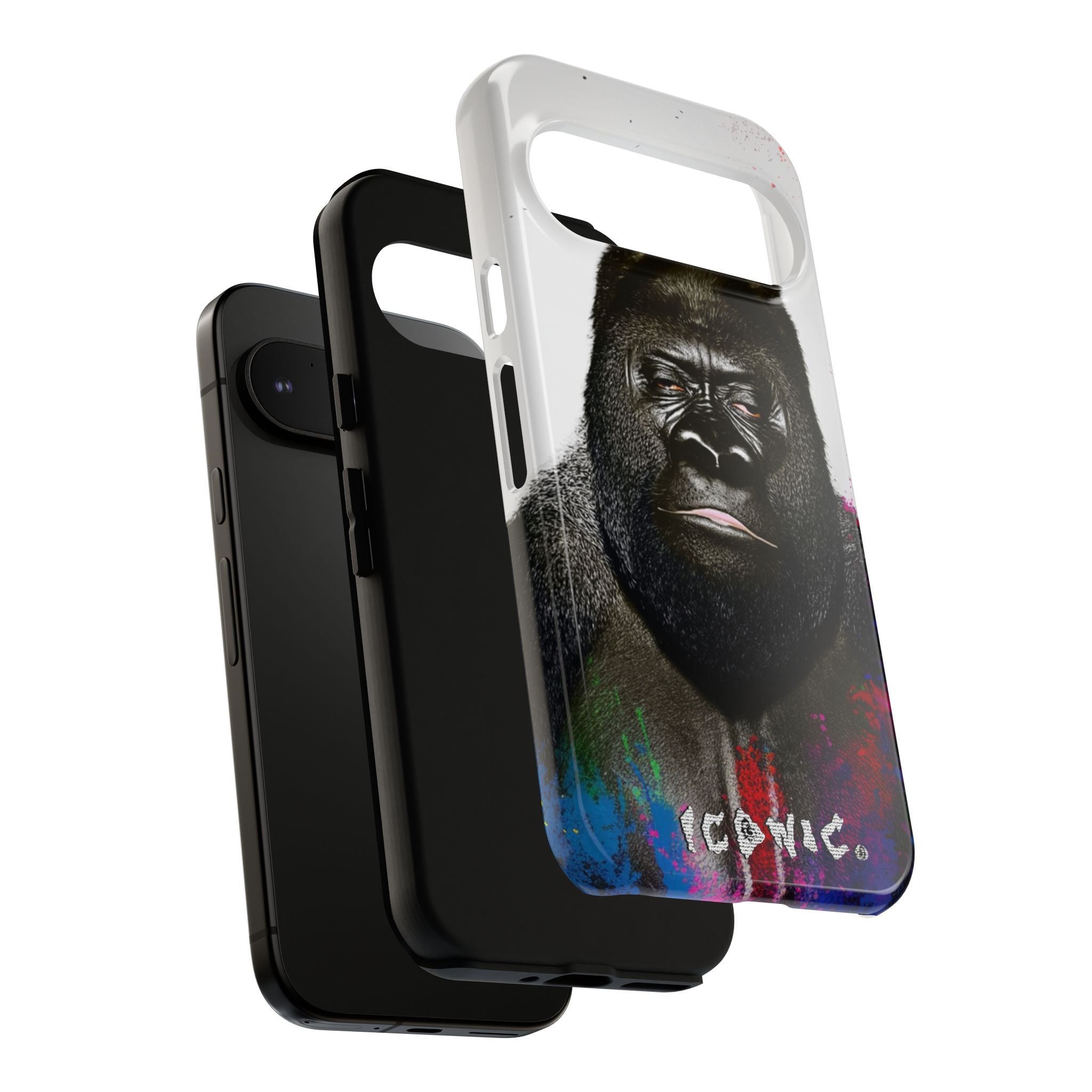 Iconic Animals Silver Back Tough Cases