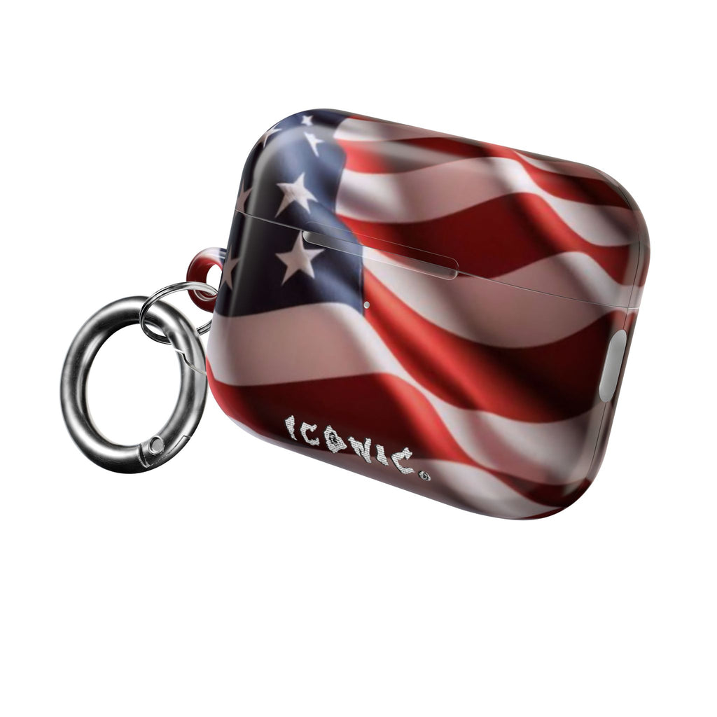 Iconic Flag USA AirPods Case