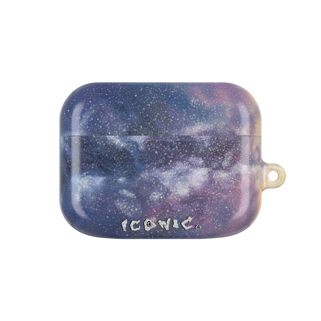 Purple Galaxy AirPod Cases