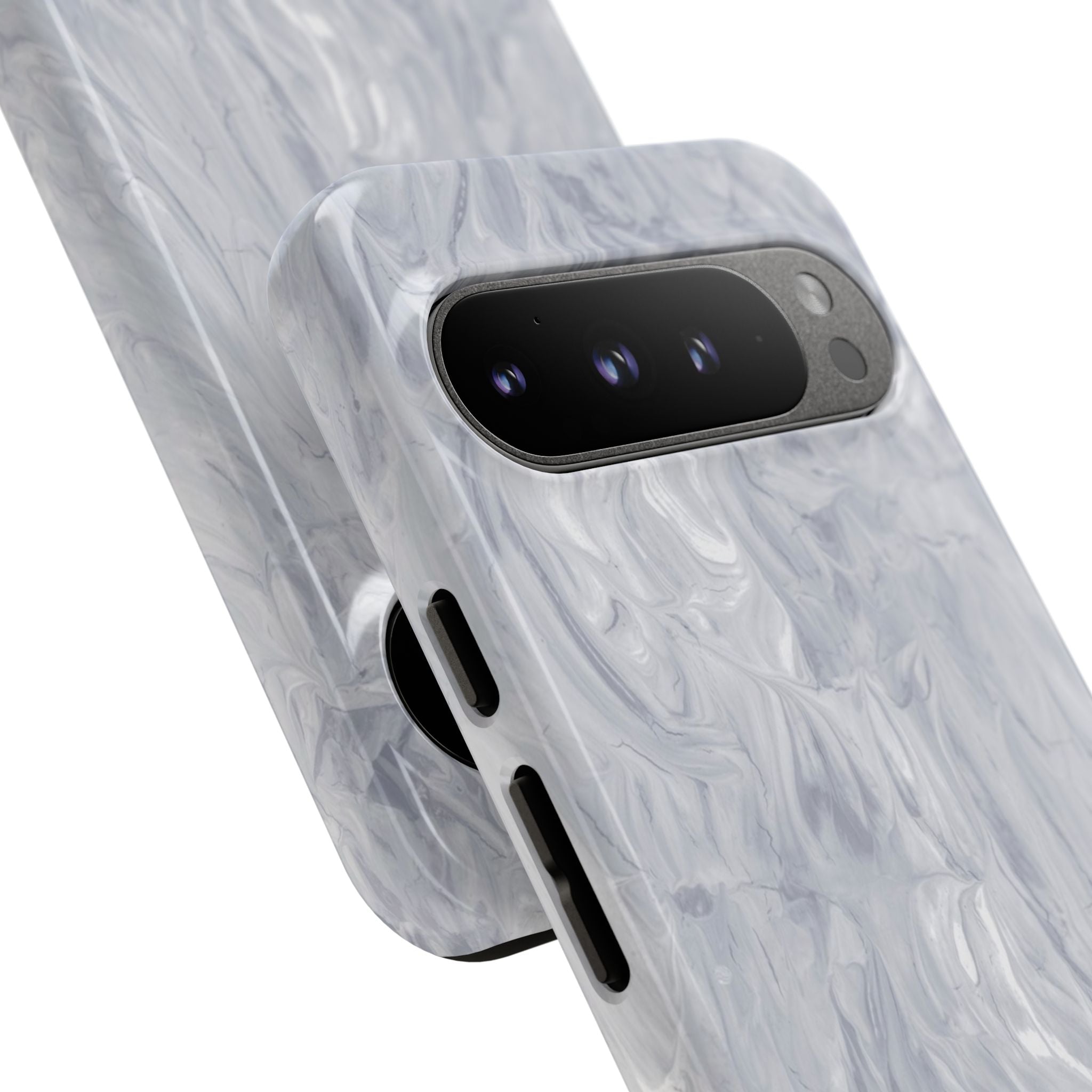Silver Marble Tough Cases