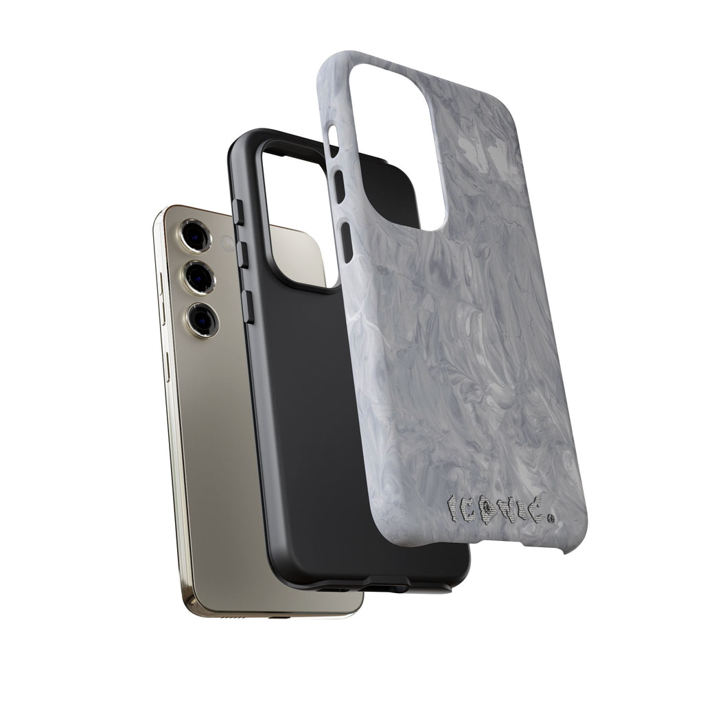 Silver Marble Tough Cases