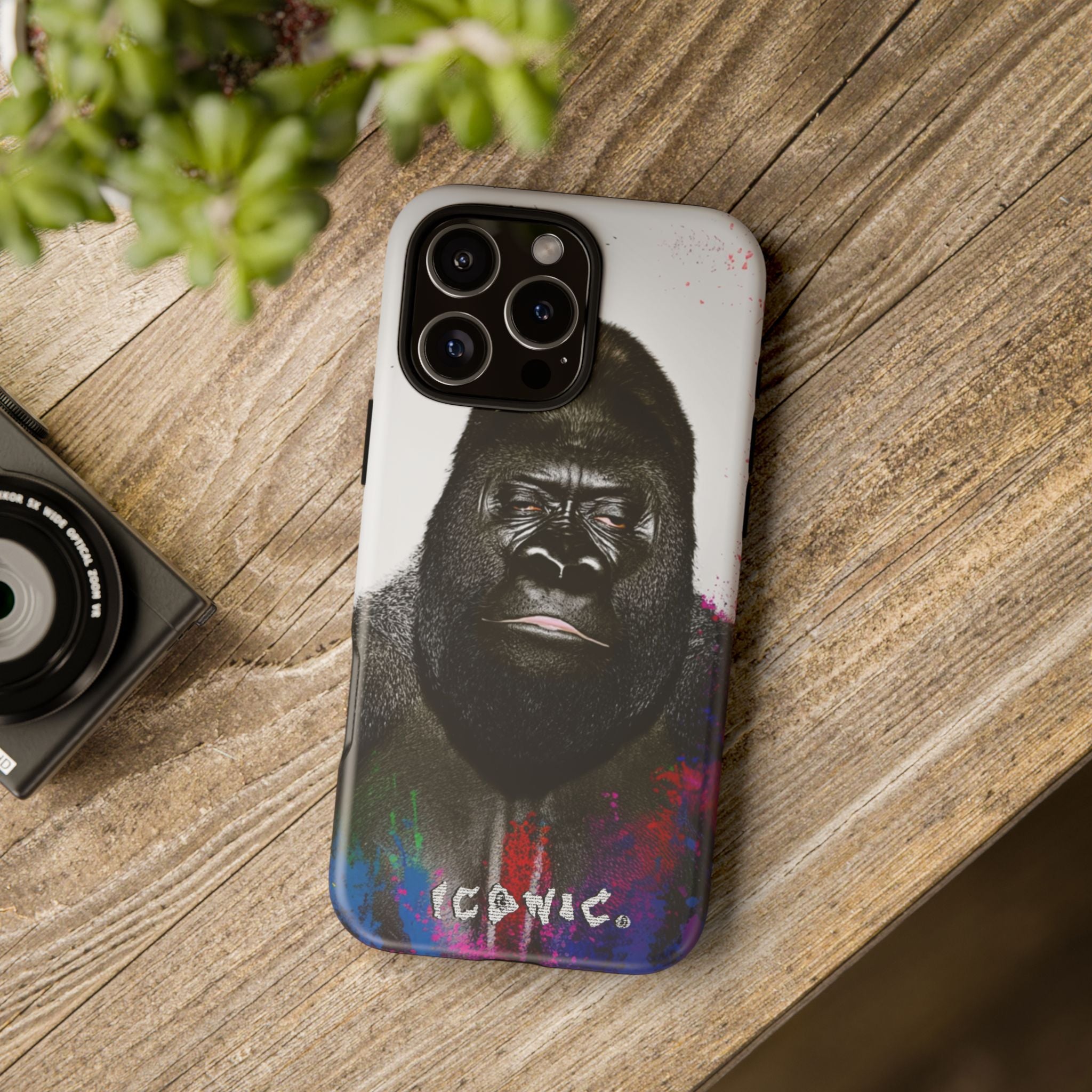 Iconic Animals Silver Back Tough Cases
