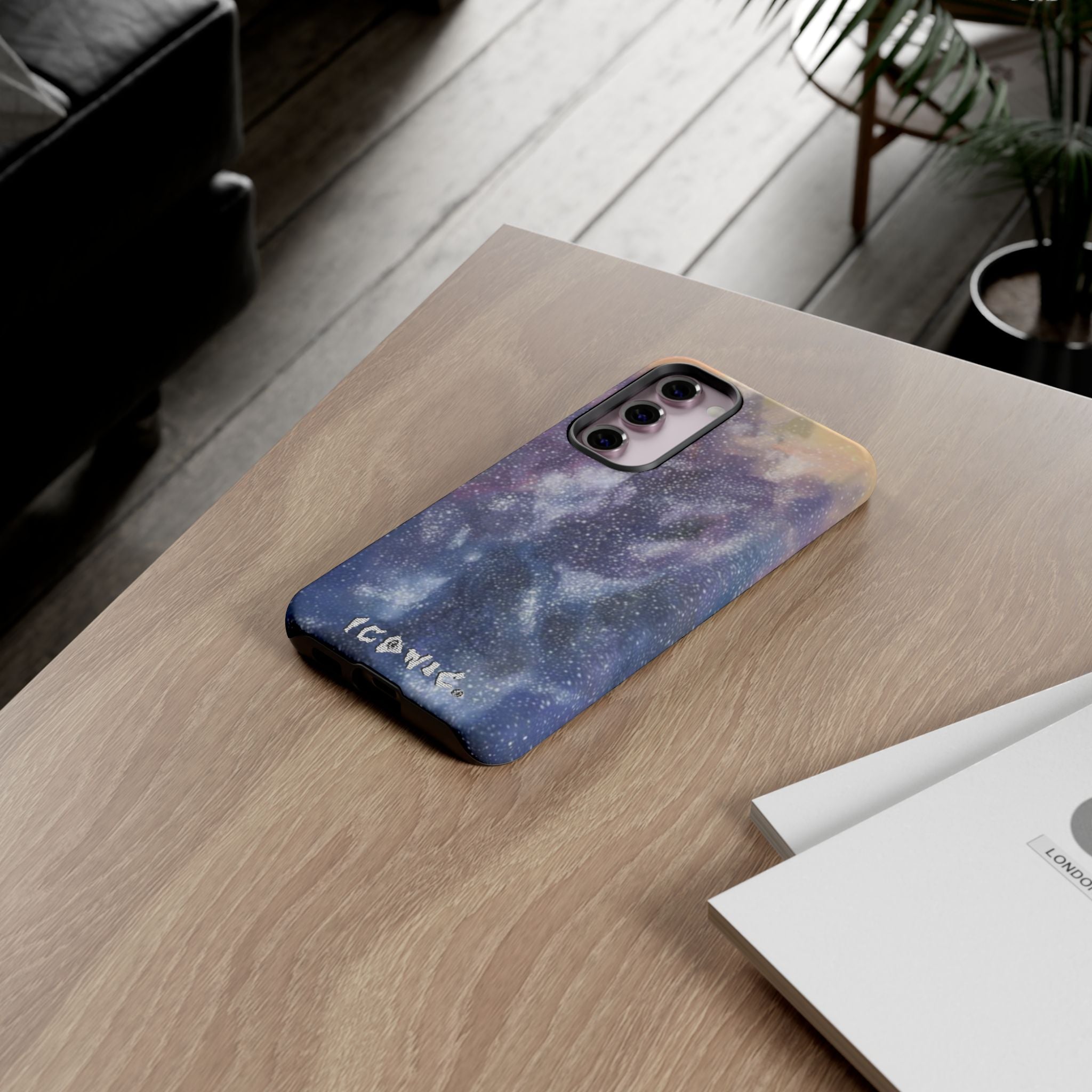 Purple Galaxy Tough Cases