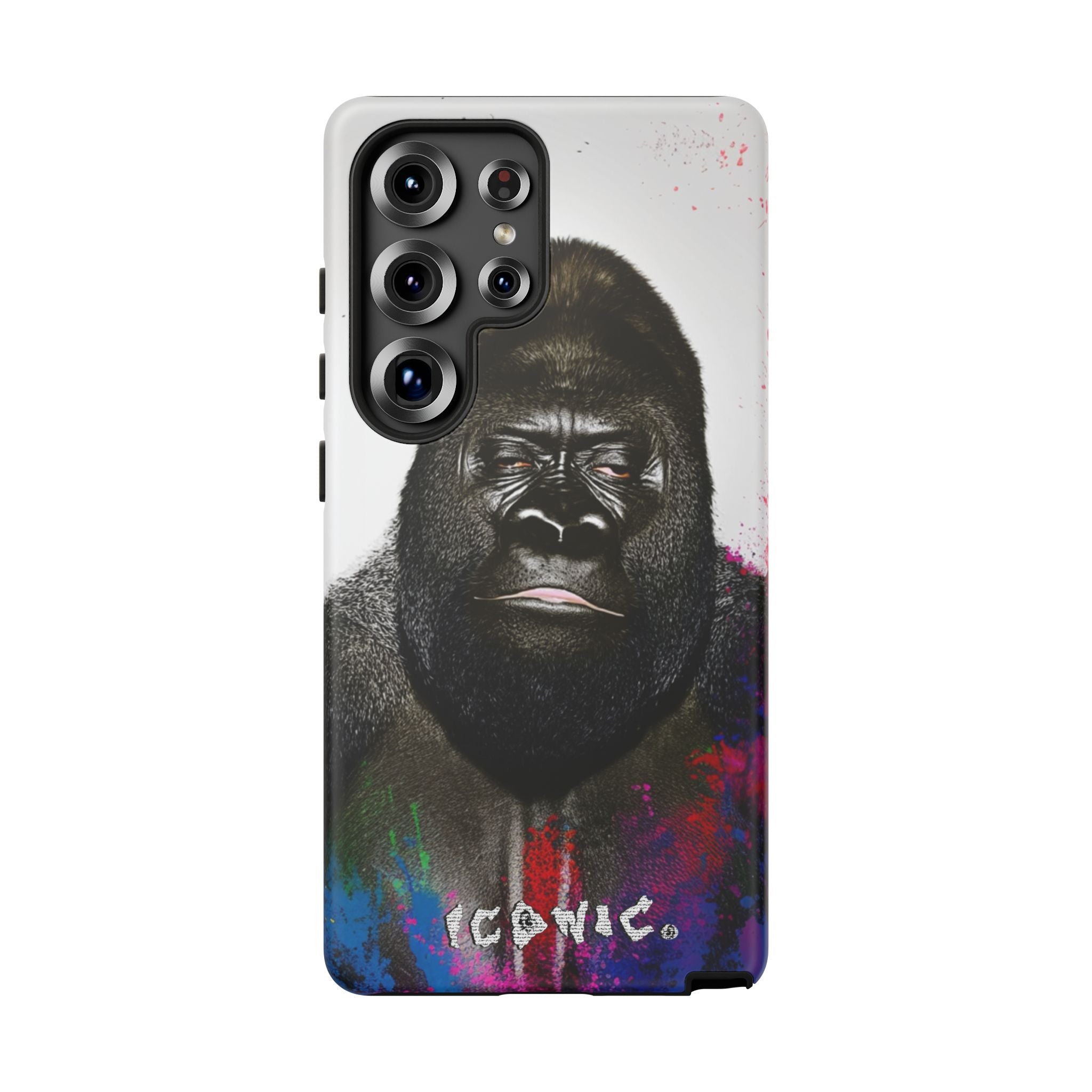 Iconic Animals Silver Back Tough Cases