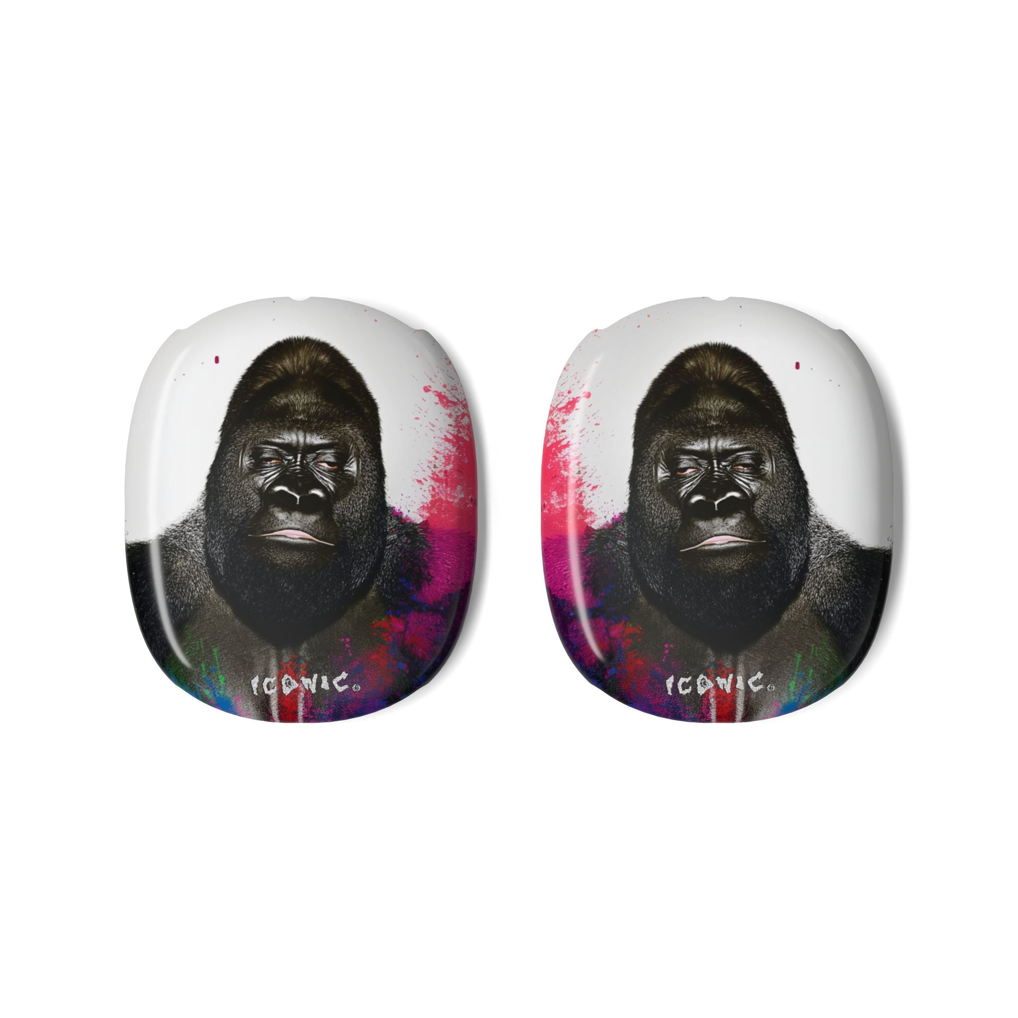 Iconic Animals Silver Back AirPods Max Shell Case