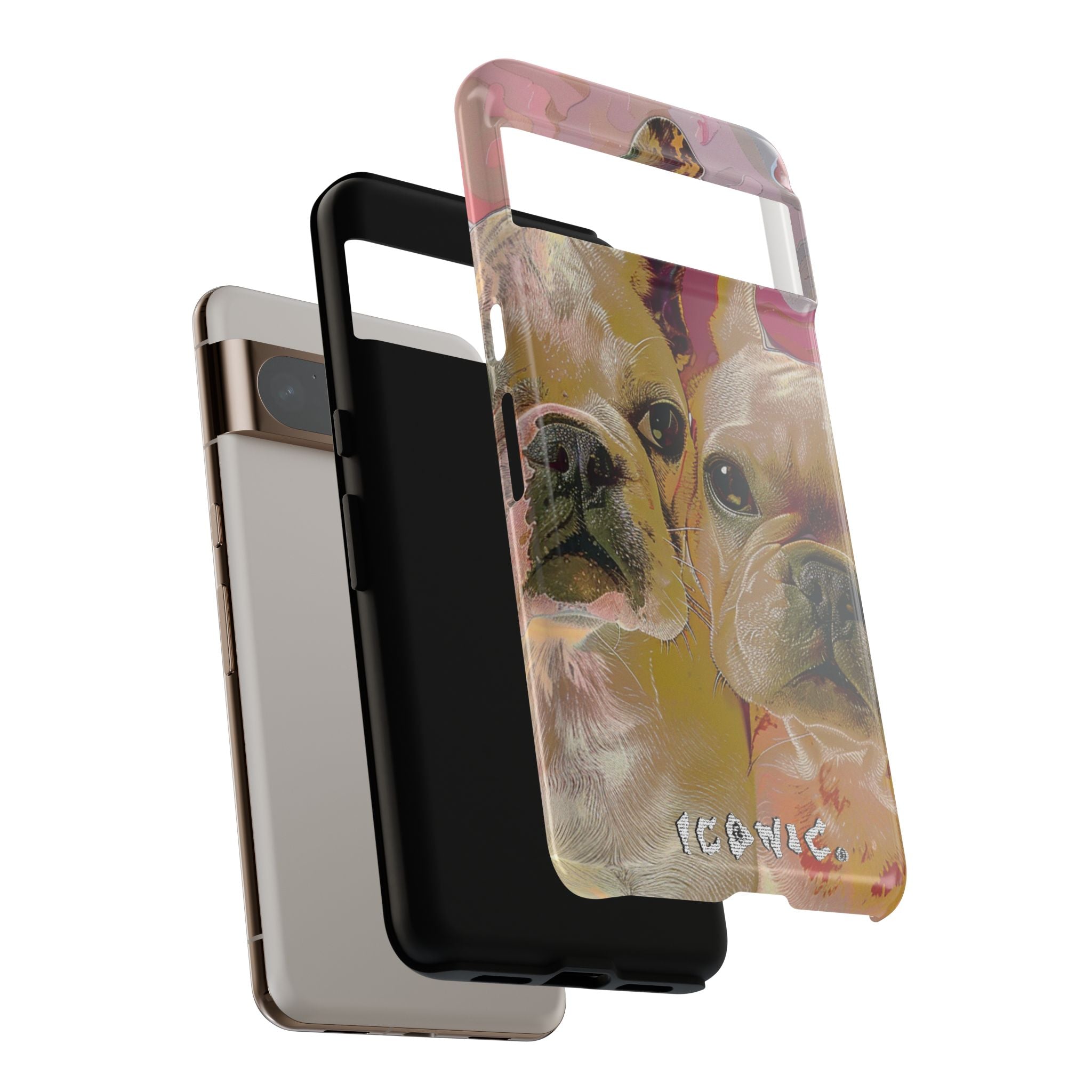Pink Frenchie Tough Cases