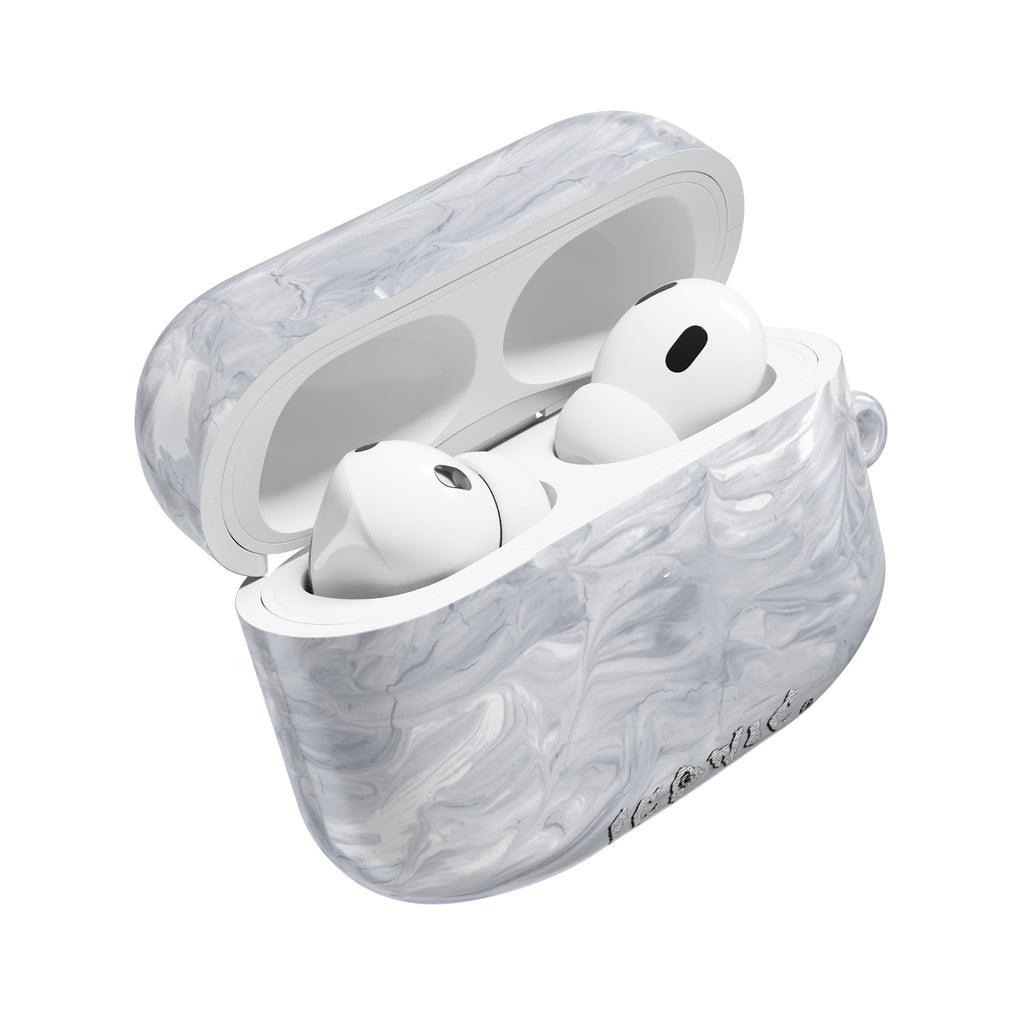Silver Marble AirPod Cases