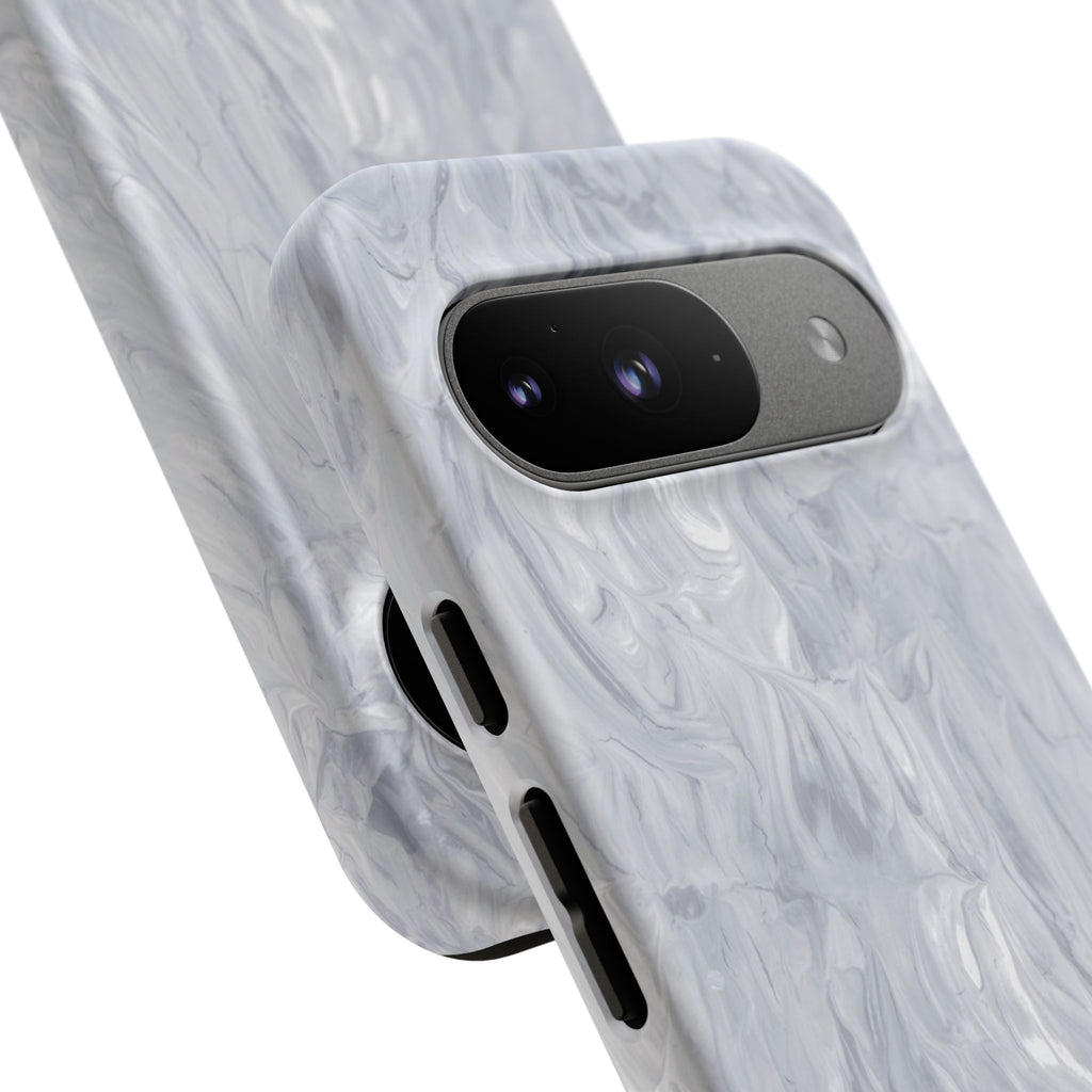 Silver Marble Tough Cases