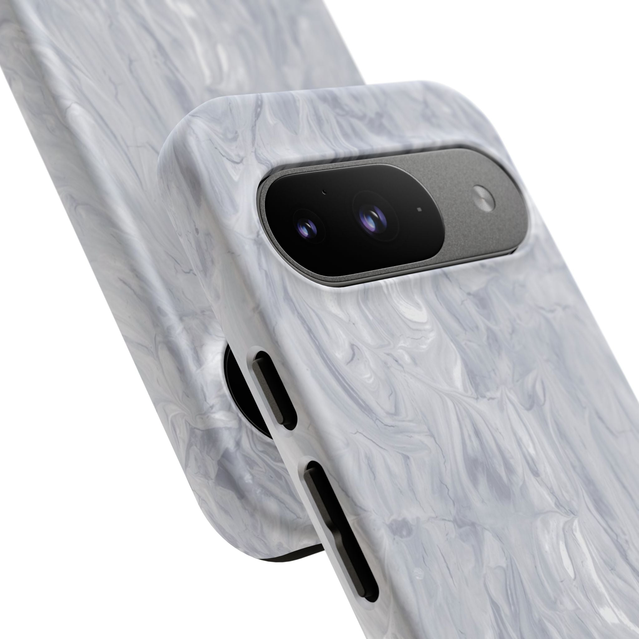 Silver Marble Tough Cases