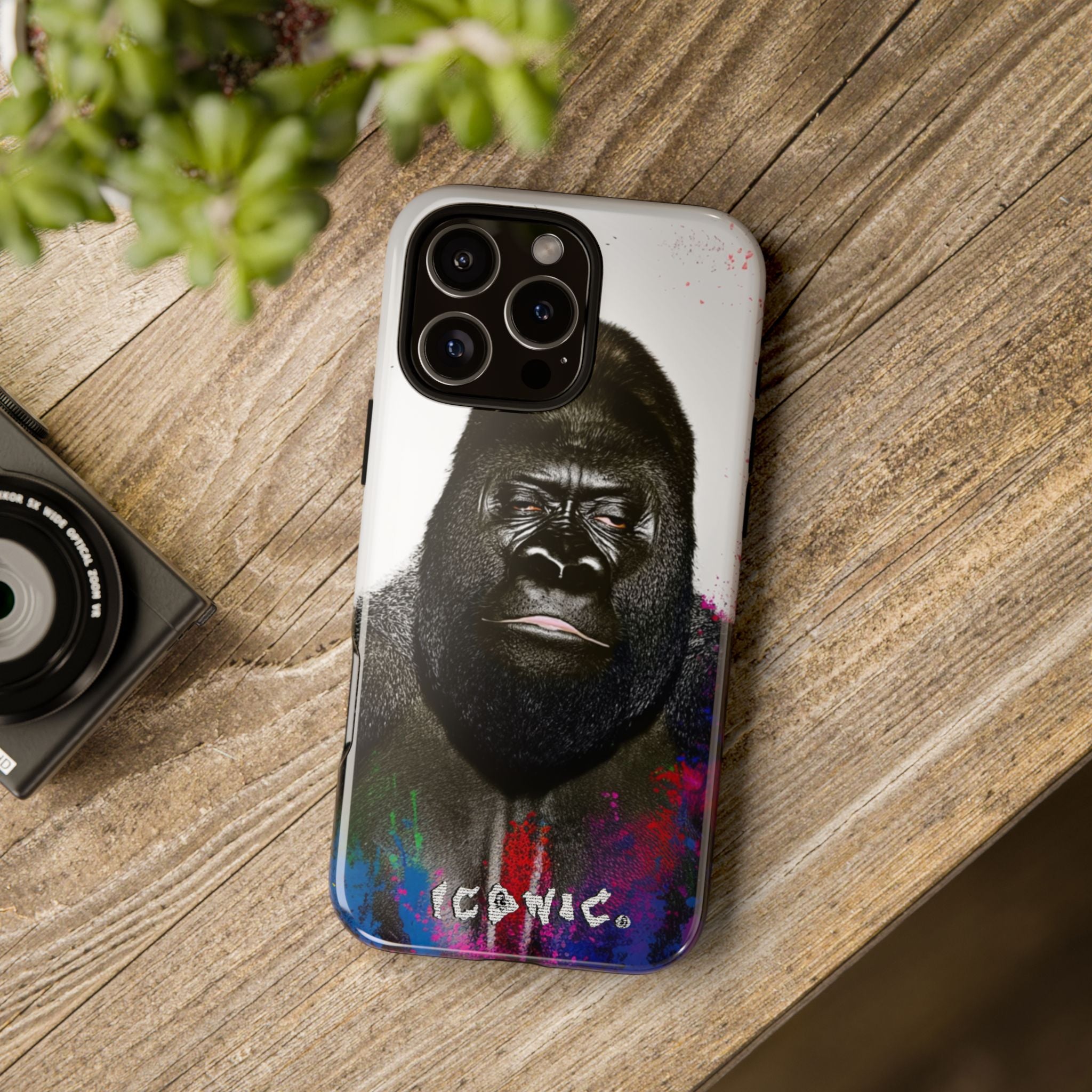 Iconic Animals Silver Back Tough Cases