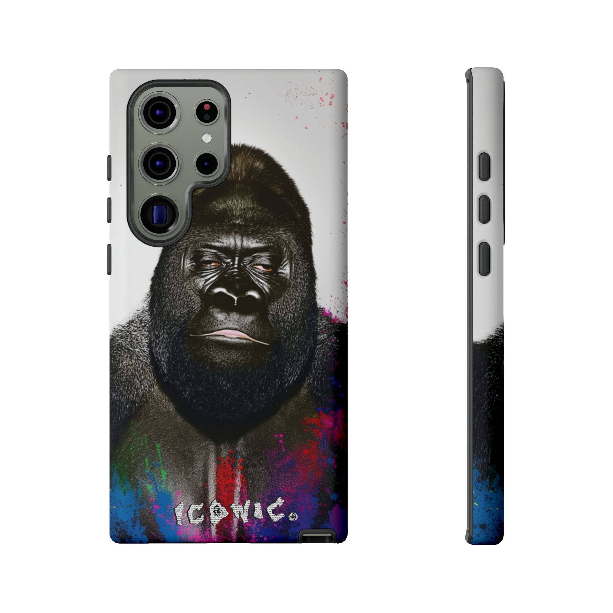 Iconic Animals Silver Back Tough Cases
