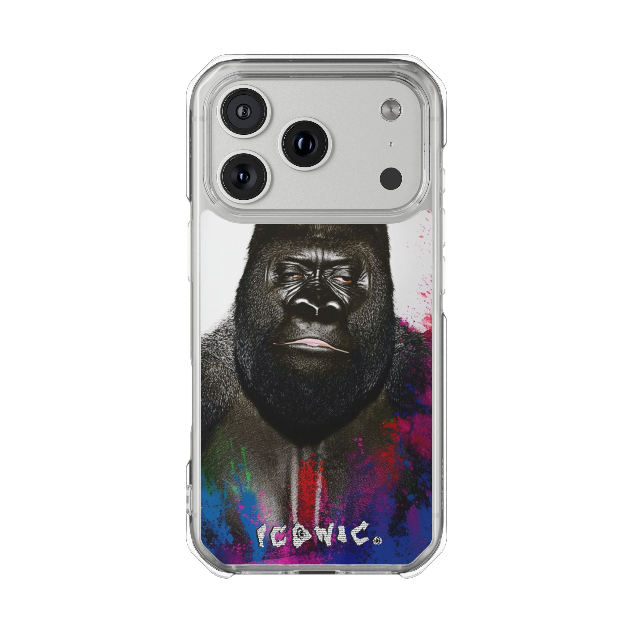Iconic Animals Silver Back Magsafe Impact Cases
