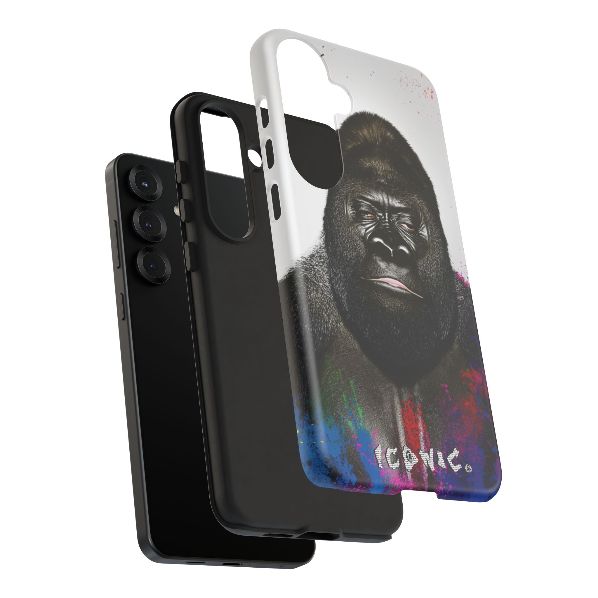 Iconic Animals Silver Back Tough Cases