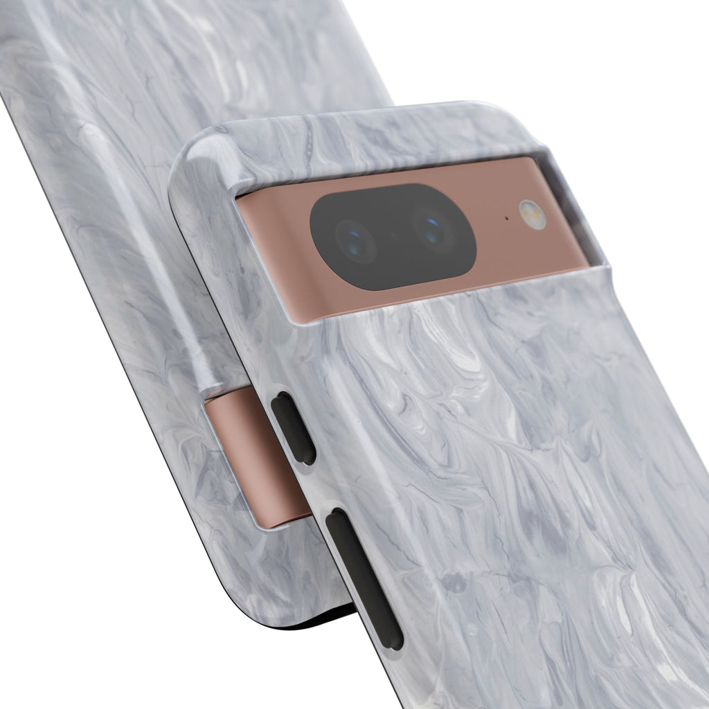Silver Marble Tough Cases