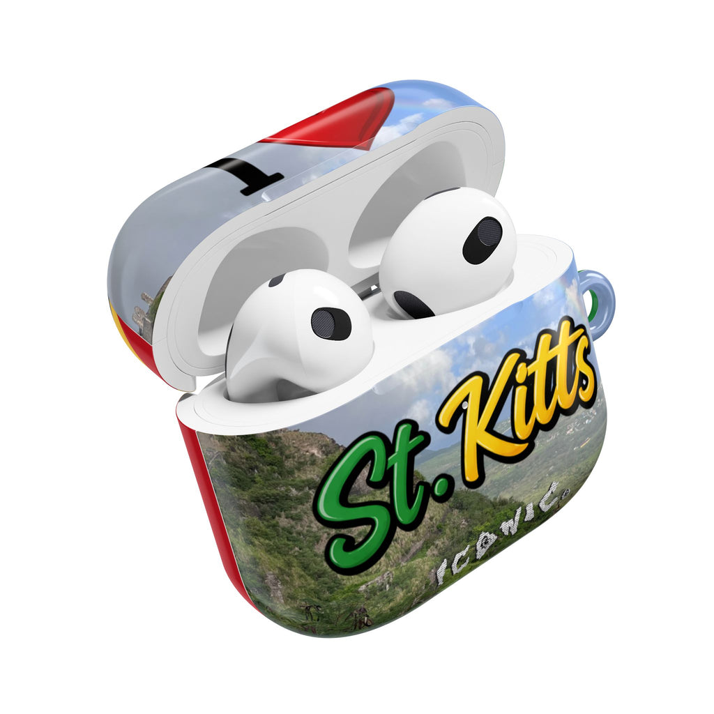 Iconic I Heart St. Kitts AirPods Case