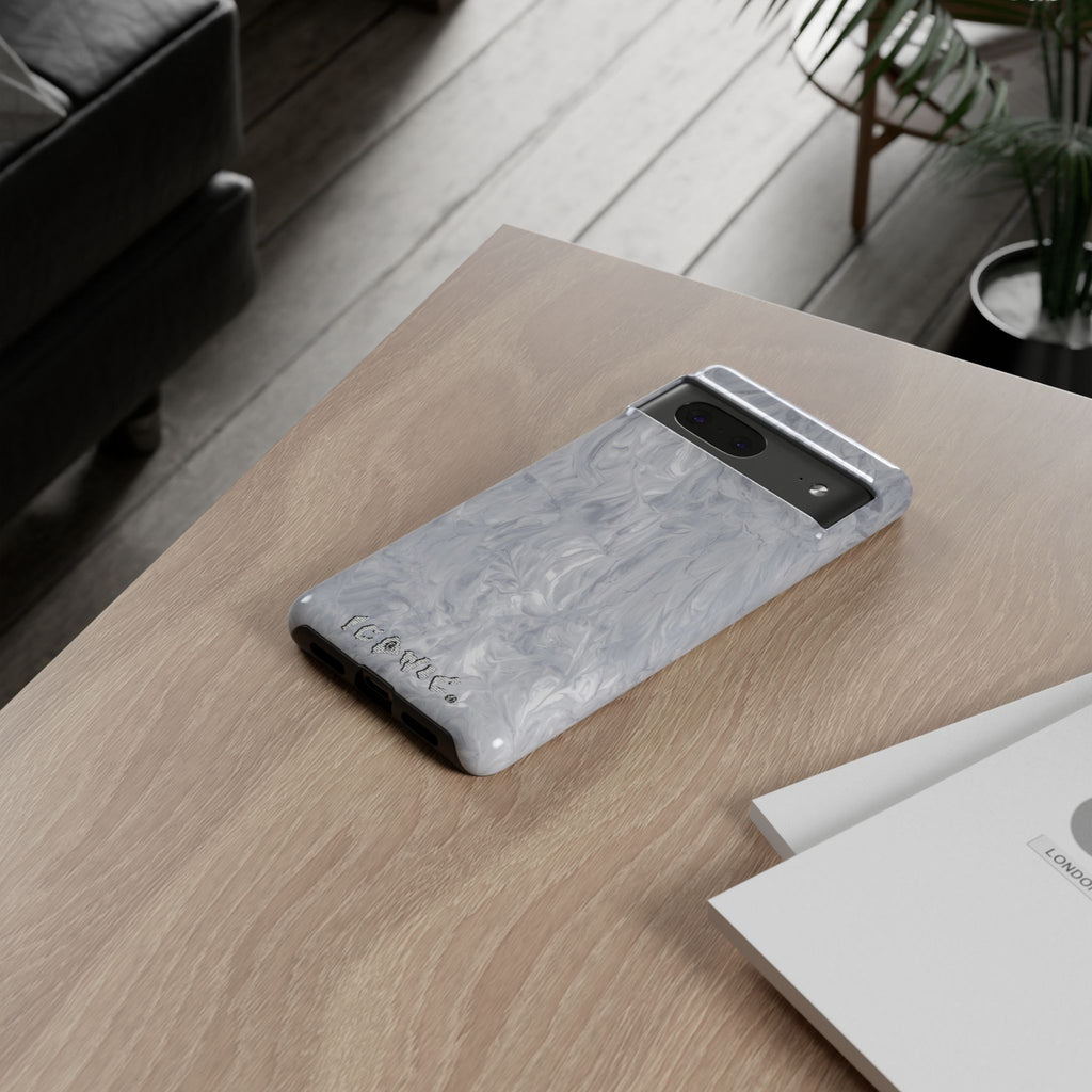 Silver Marble Tough Cases