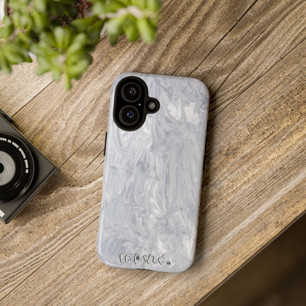 Silver Marble Tough Cases