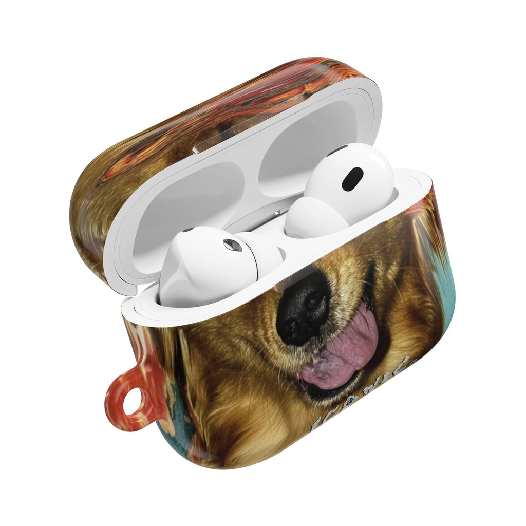 Iconic Animals Golden Retriever AirPods Case