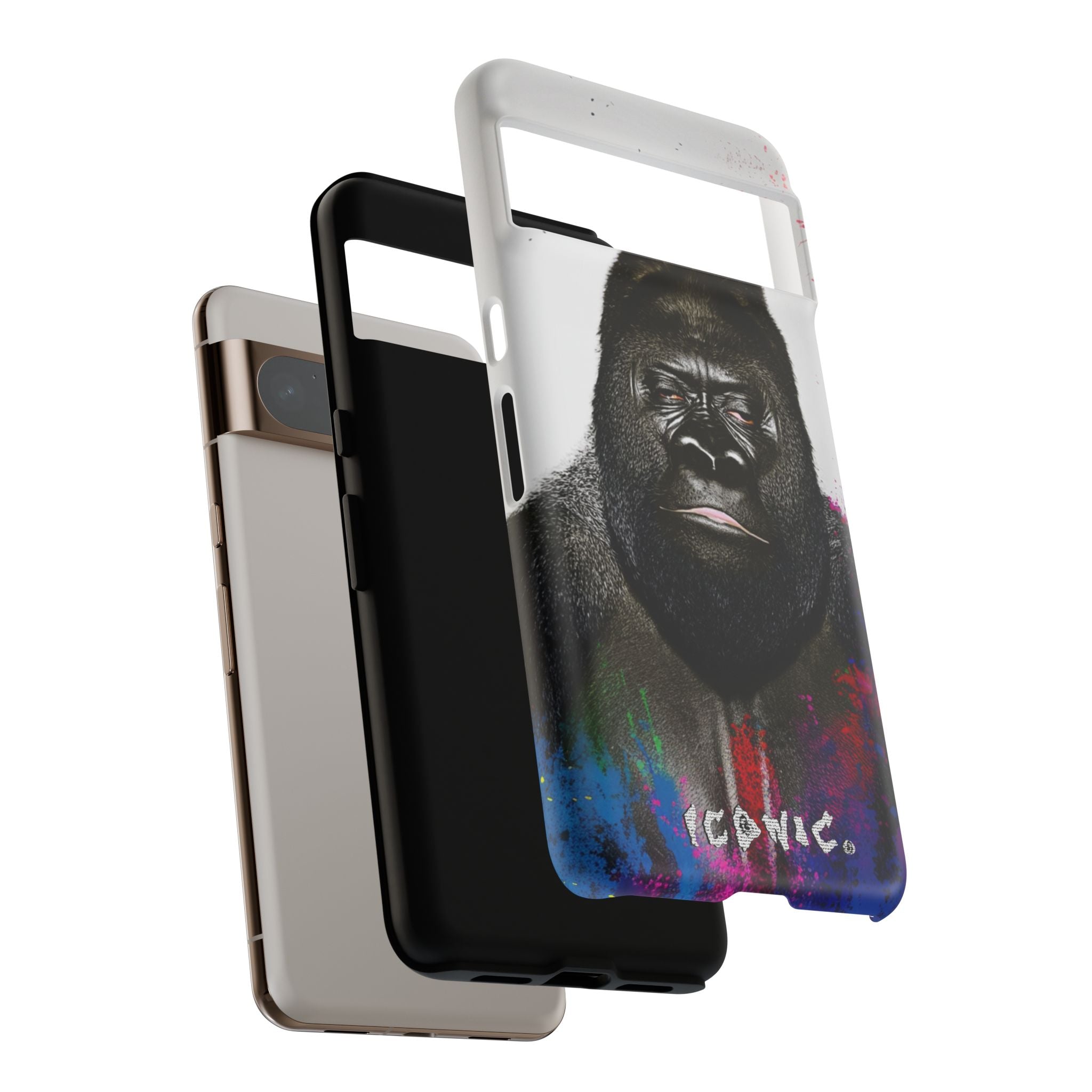 Iconic Animals Silver Back Tough Cases