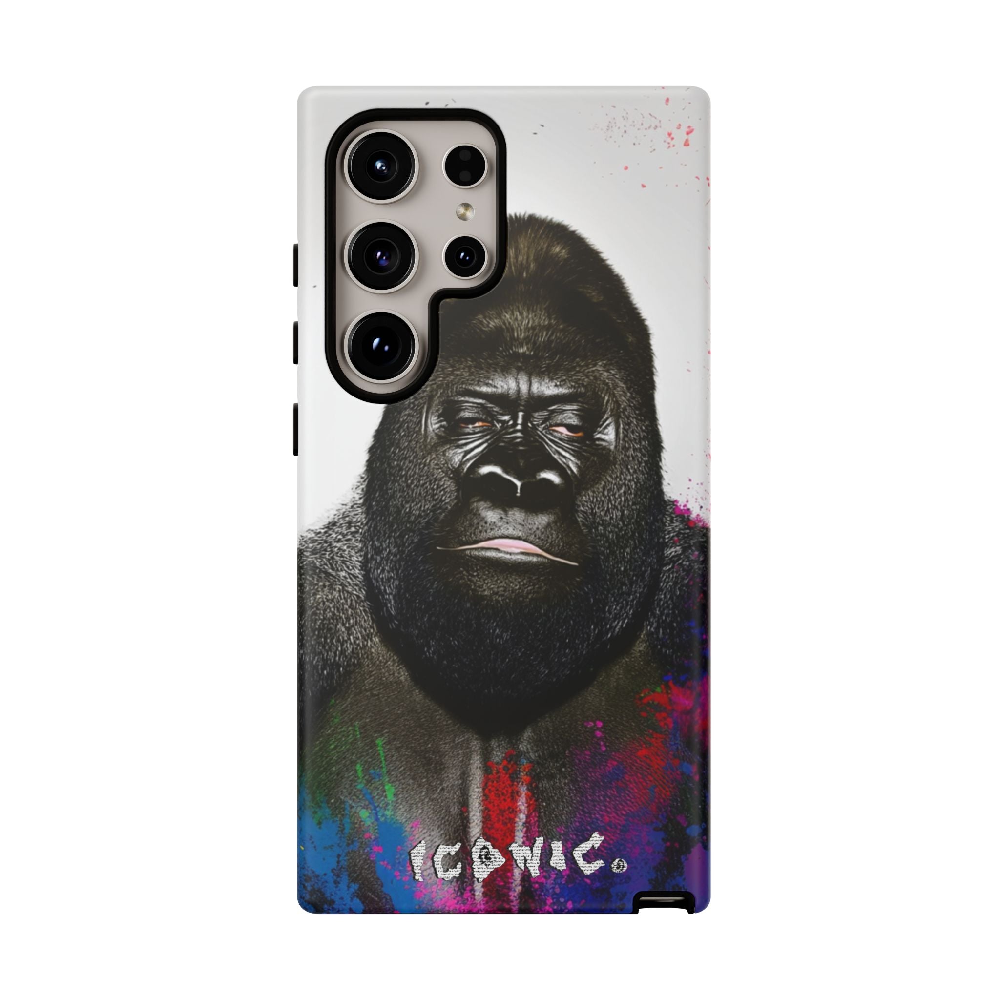 Iconic Animals Silver Back Tough Cases