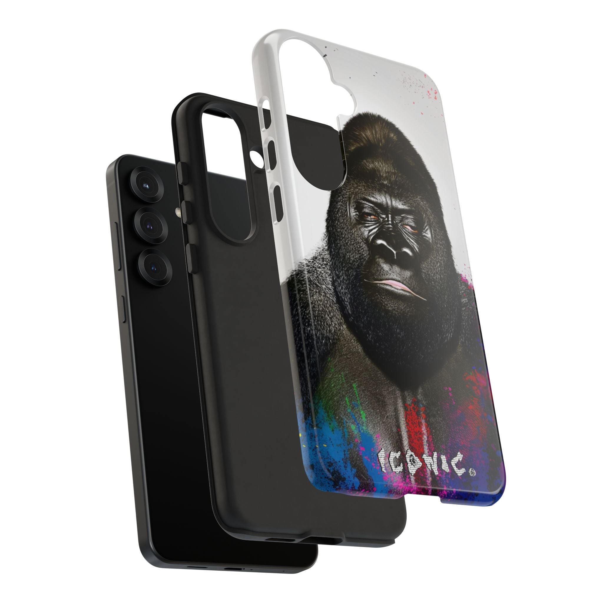 Iconic Animals Silver Back Tough Cases