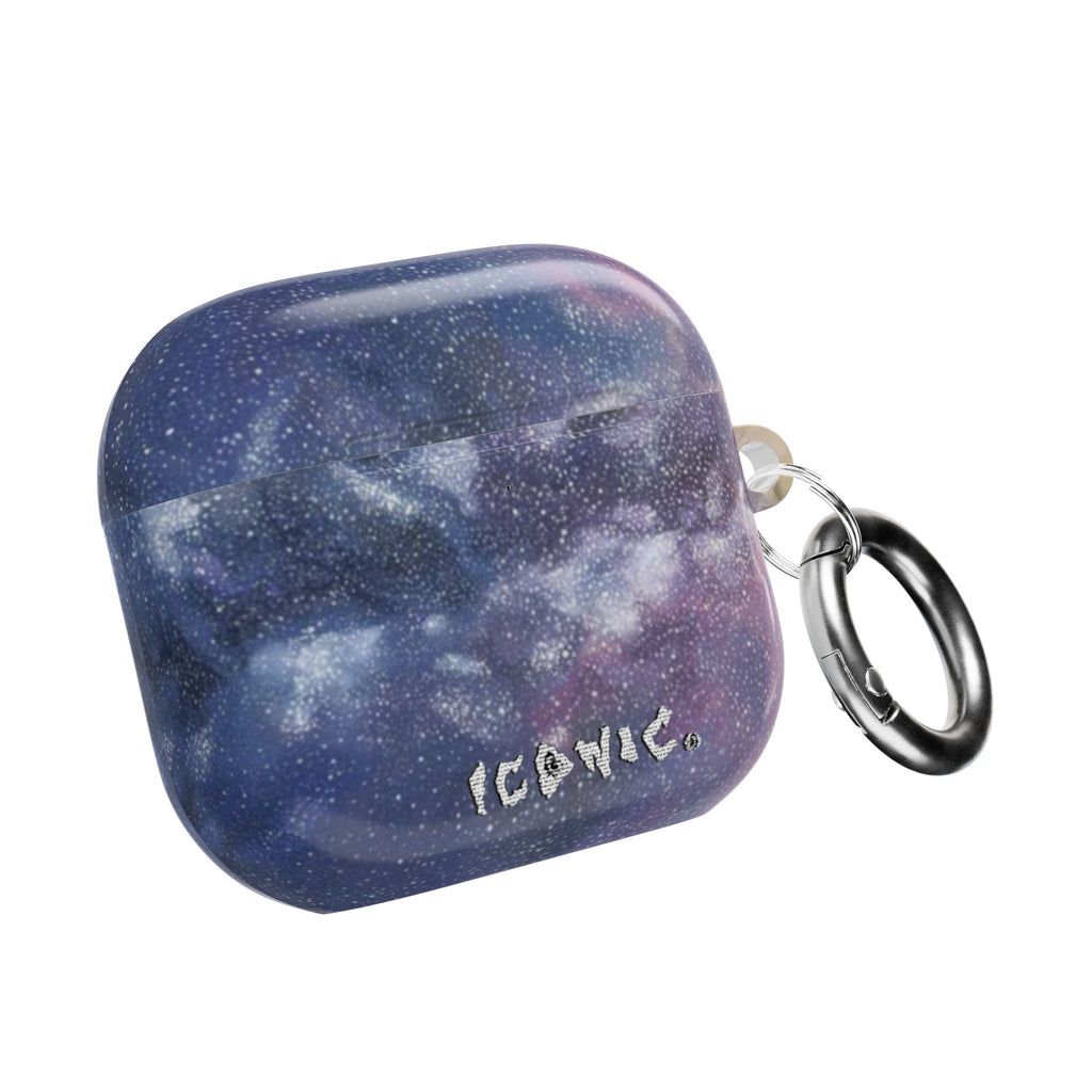 Purple Galaxy AirPod Cases