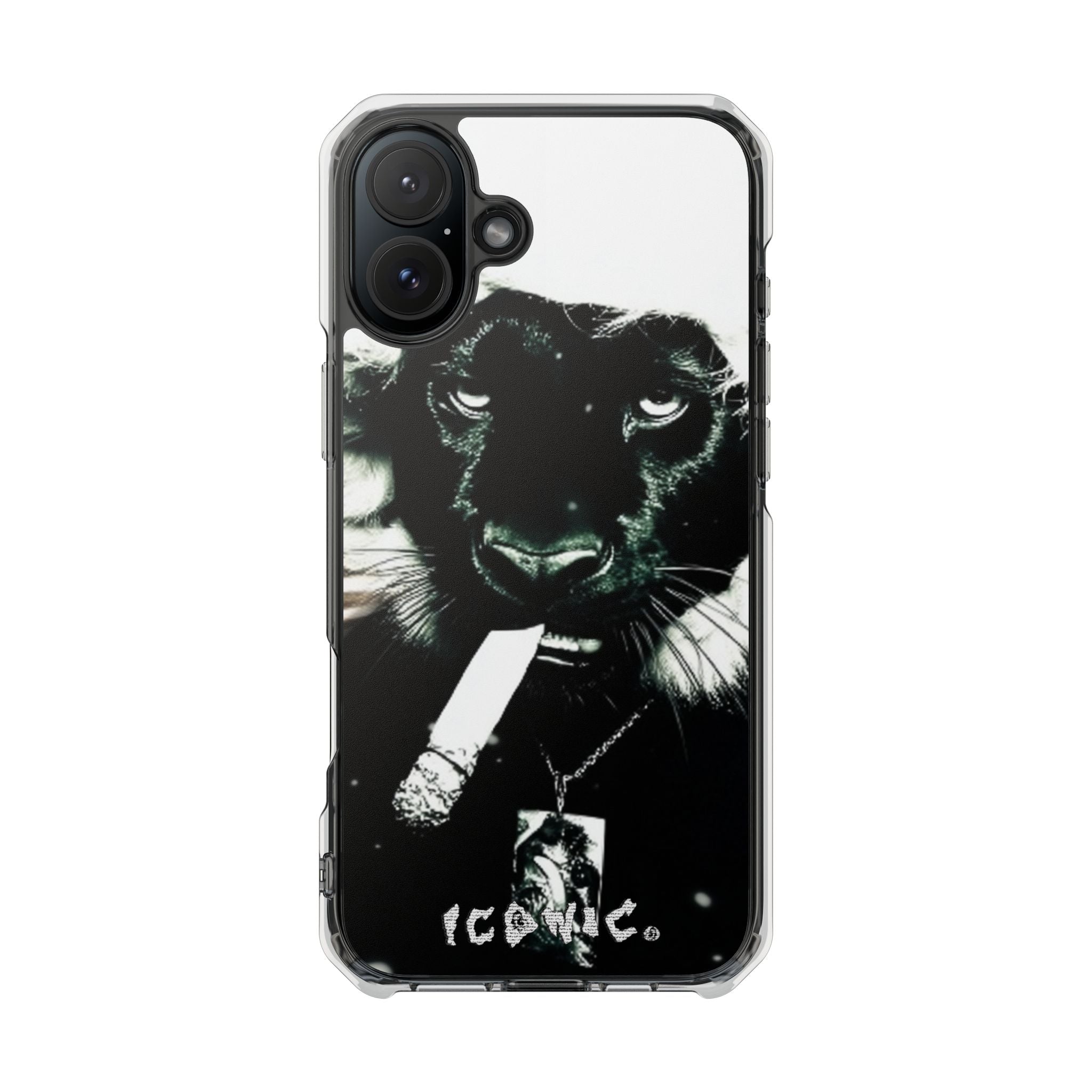 Iconic Animals Black Panther Magsafe Impact Cases