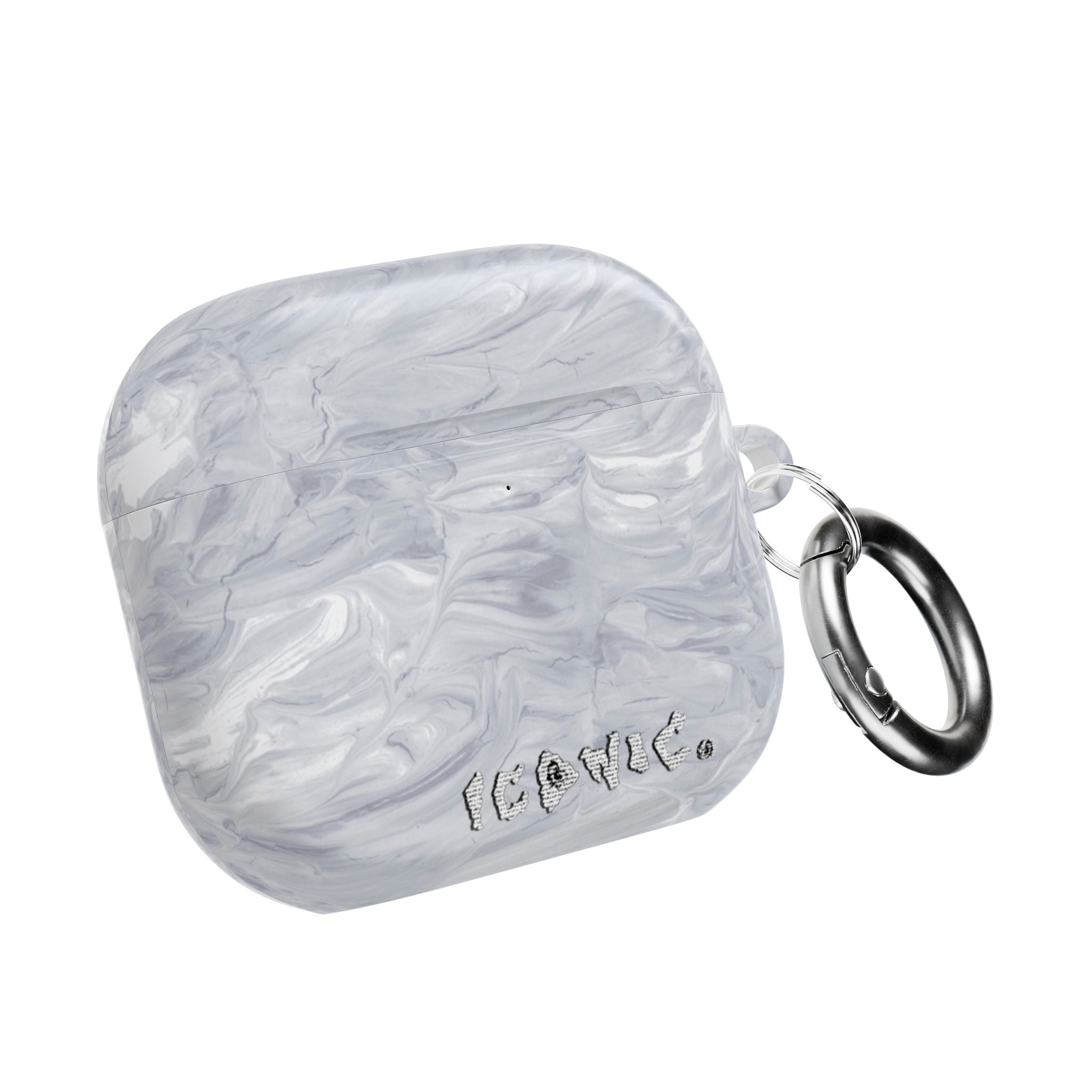 Silver Marble AirPod Cases
