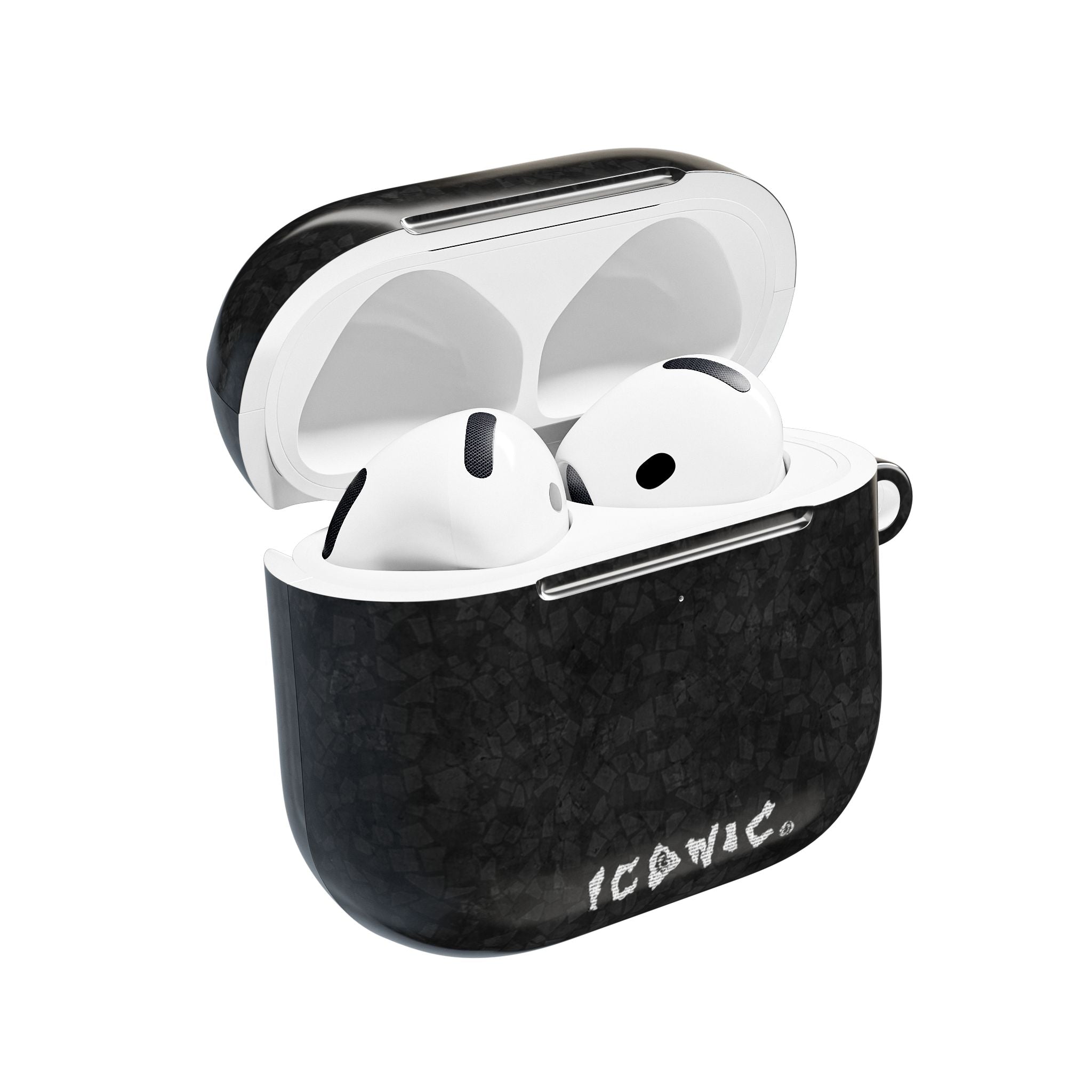 Shattered Black Orb AirPod Cases
