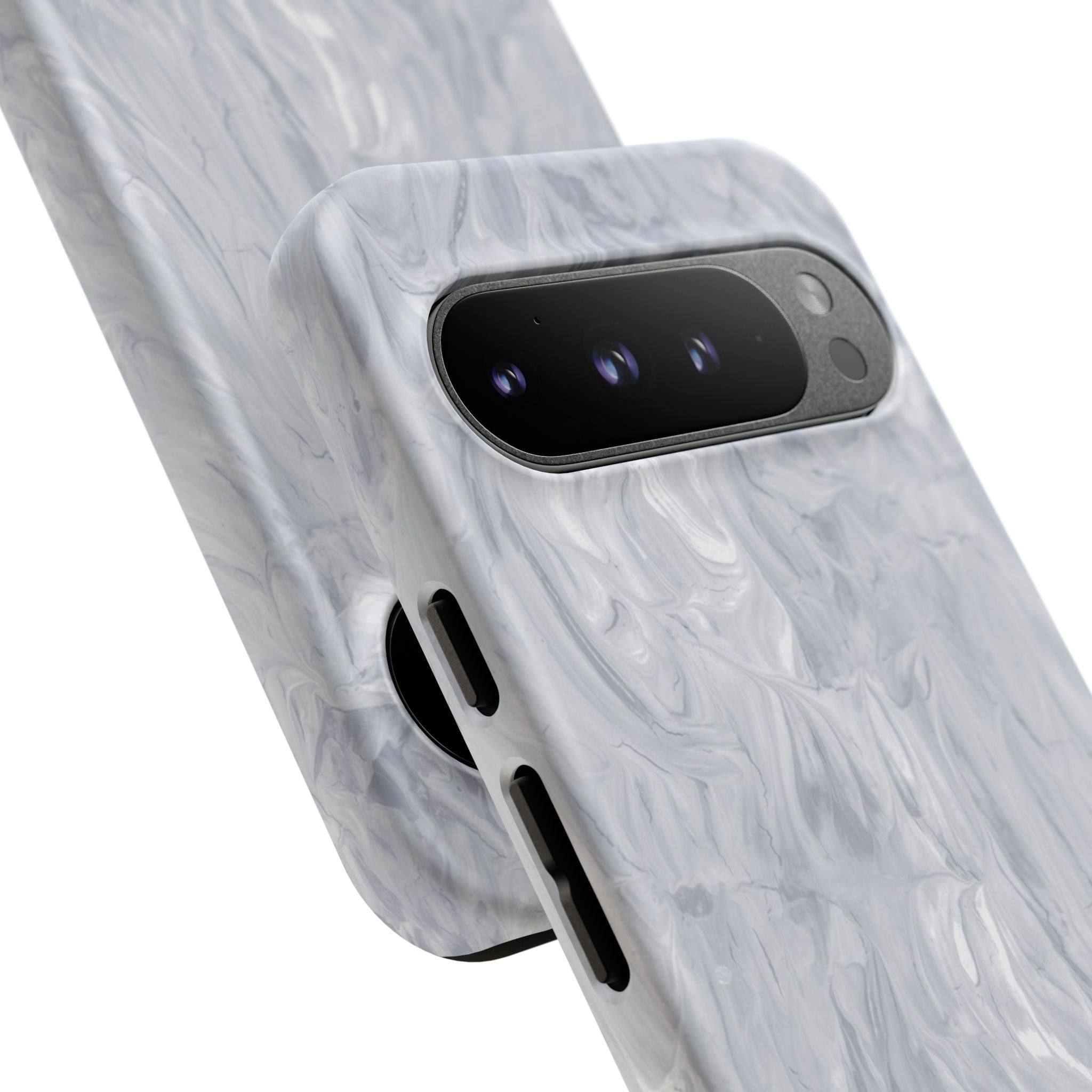 Silver Marble Tough Cases