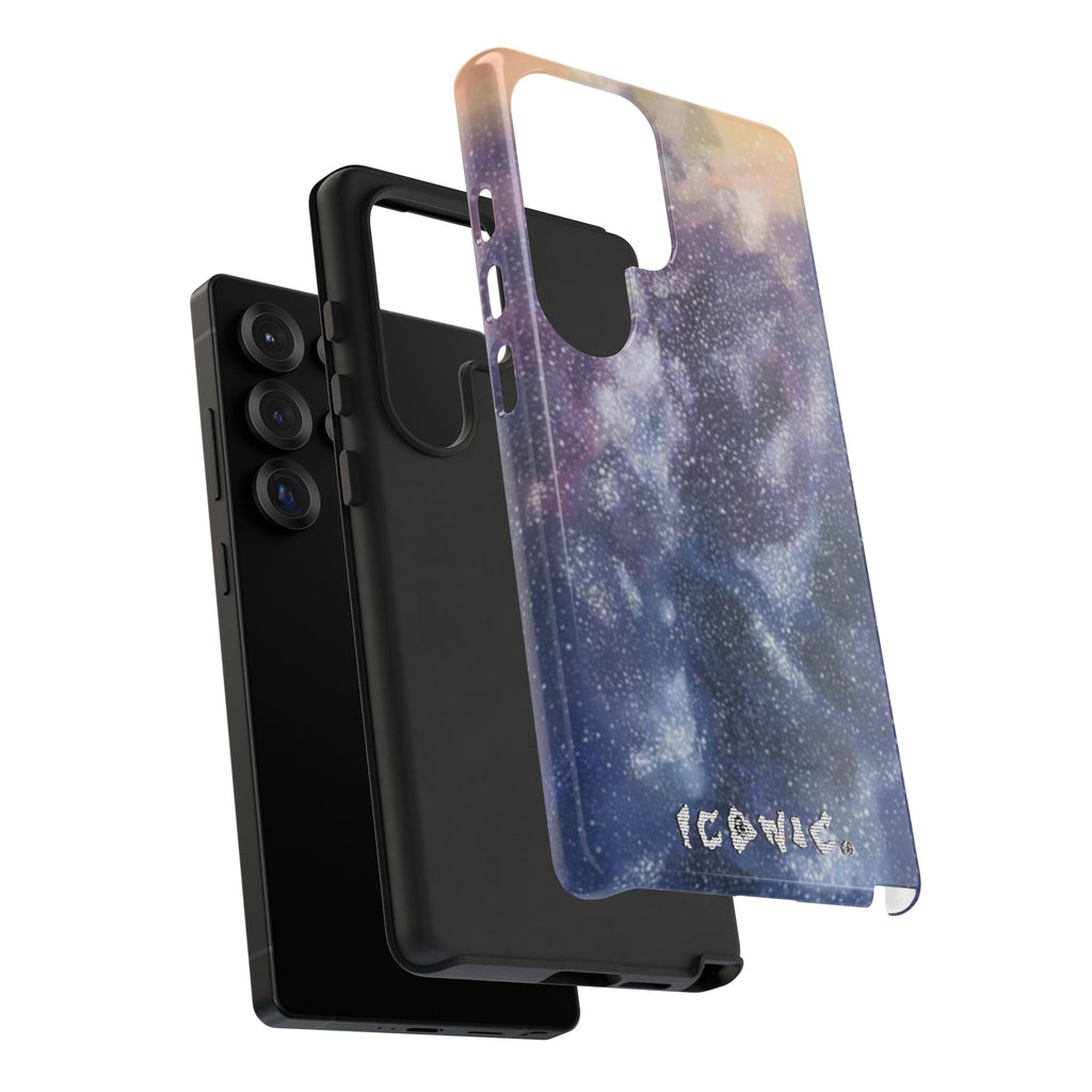 Purple Galaxy Tough Cases