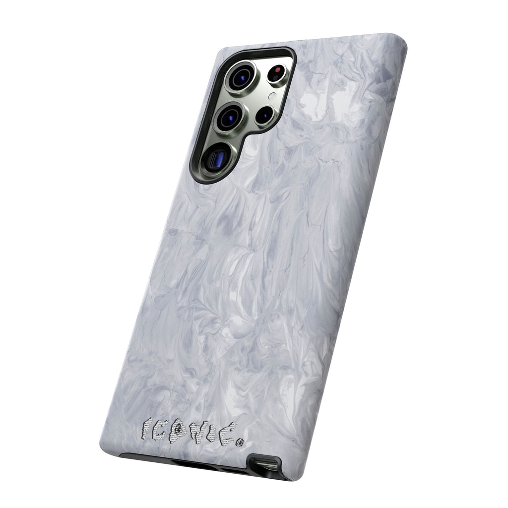 Silver Marble Tough Cases