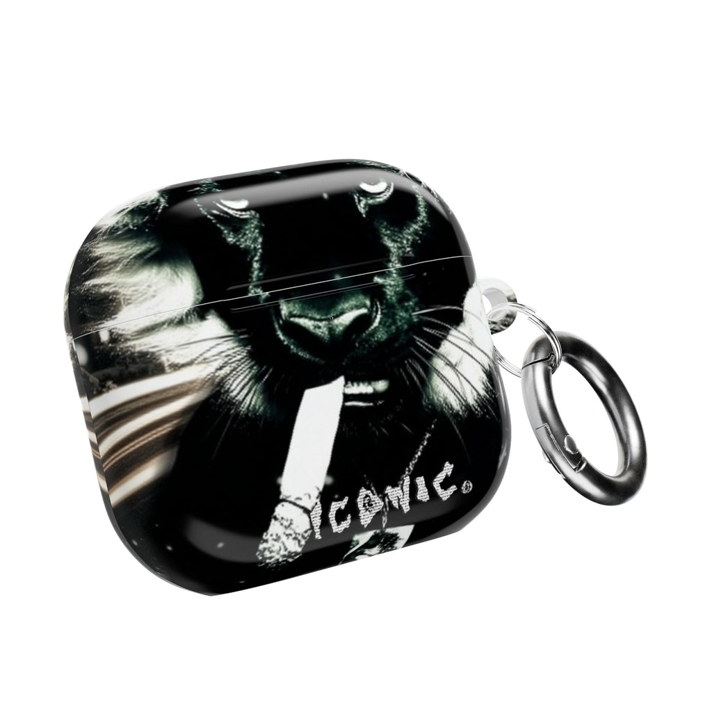 Iconic Animals Black Panther AirPods Case