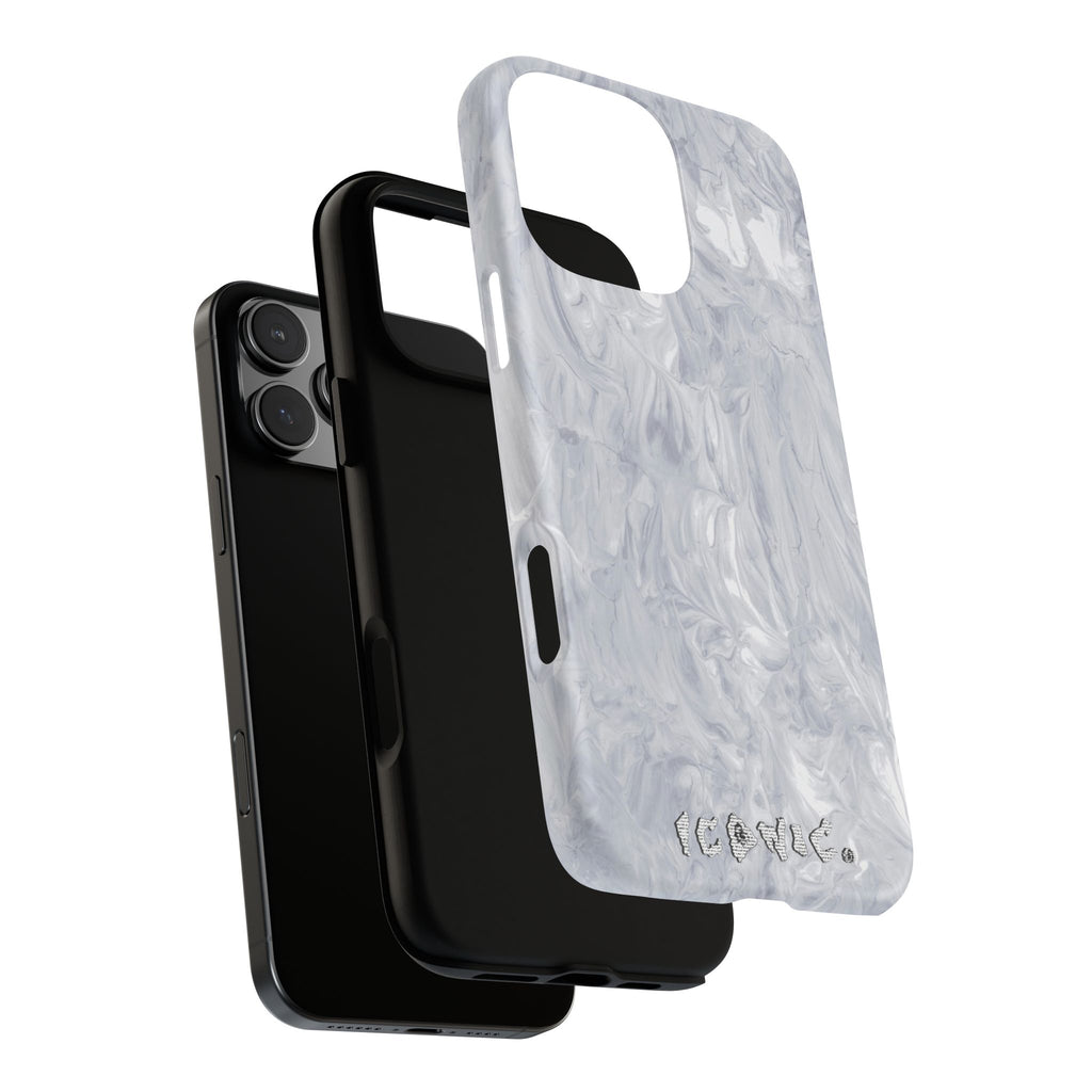 Silver Marble Tough Cases