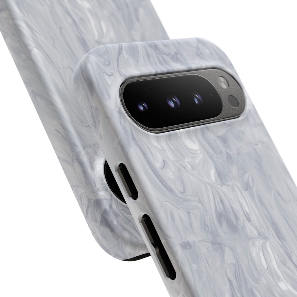 Silver Marble Tough Cases