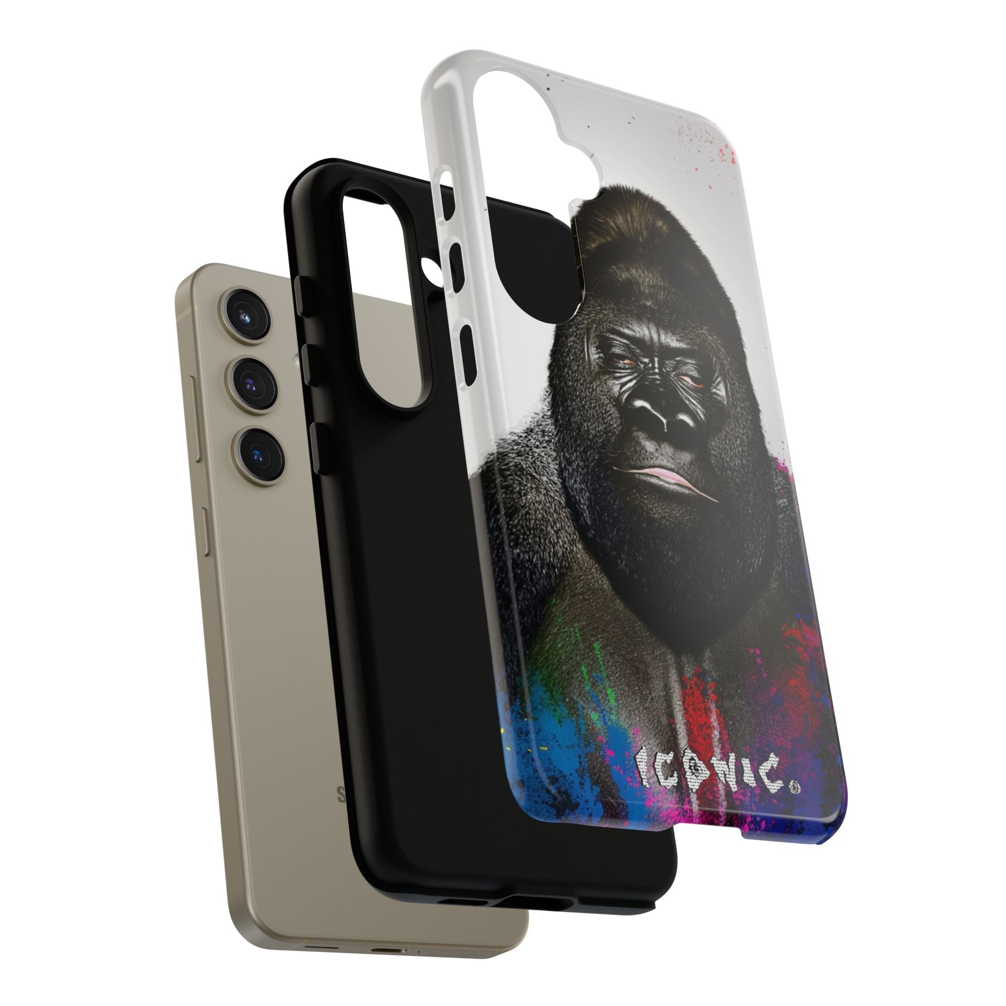 Iconic Animals Silver Back Tough Cases