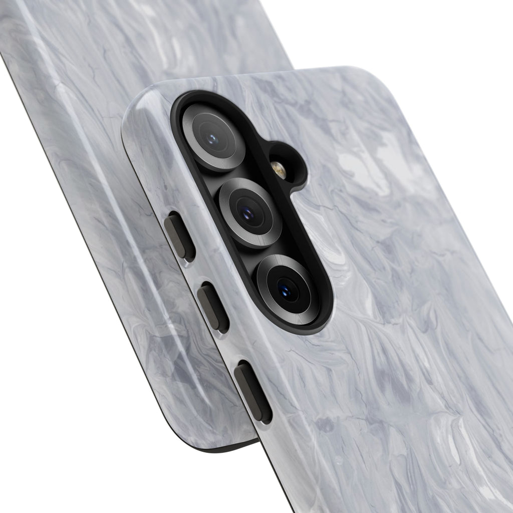 Silver Marble Tough Cases